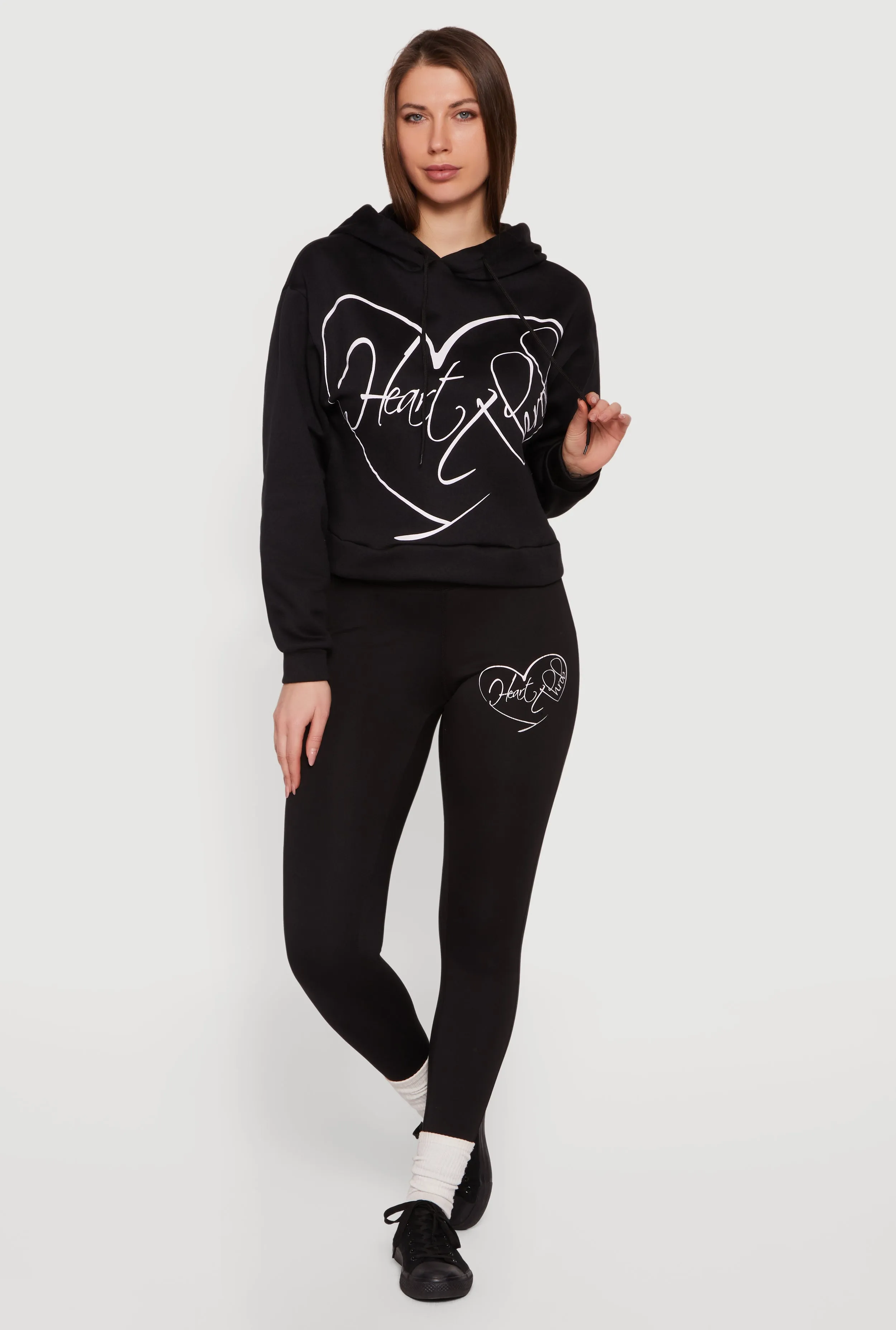 Heart Throb Graphic Pullover Hoodie sold by Rainbow product image thumbnail 2