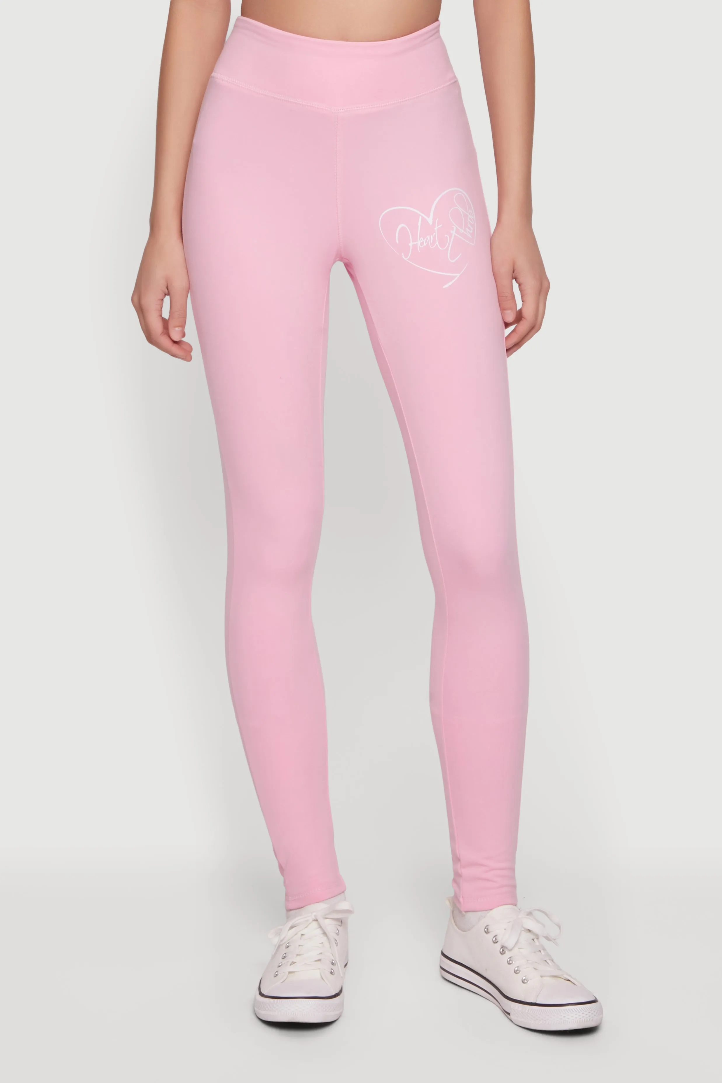 Heart Throb Graphic Print High Waisted Leggings sold by Rainbow product image thumbnail 3