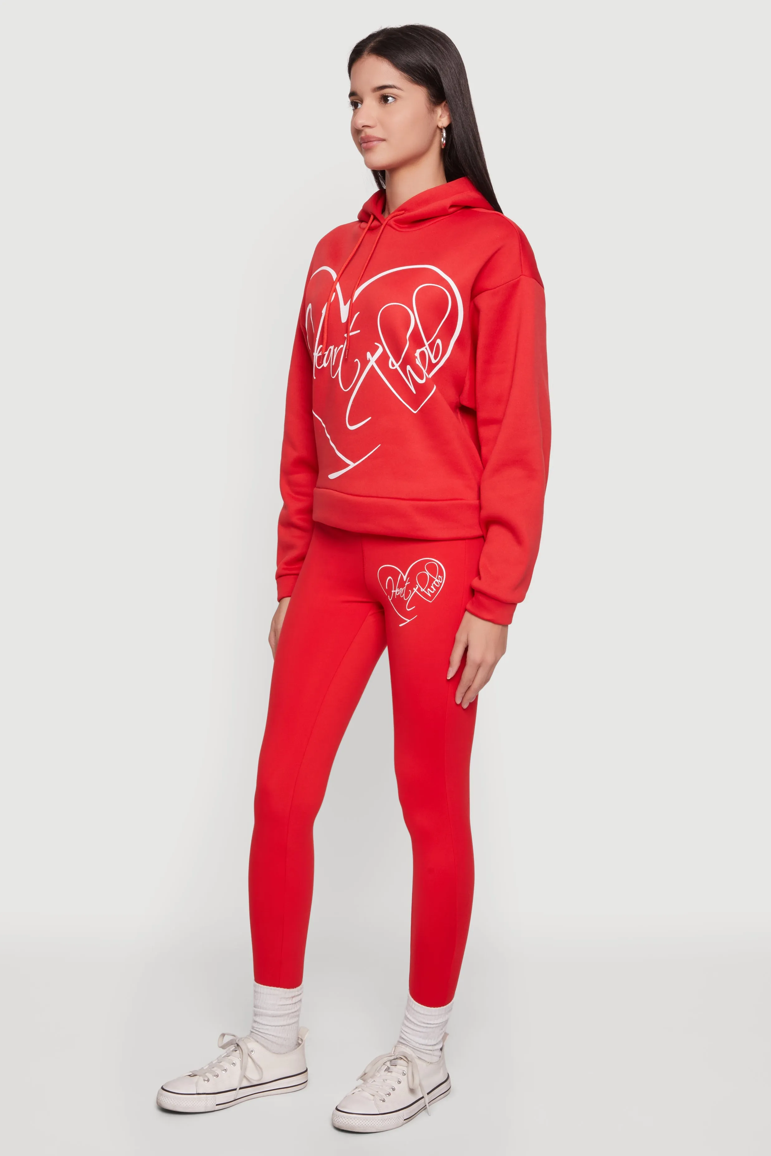 Heart Throb Graphic Pullover Hoodie sold by Rainbow product image thumbnail 3