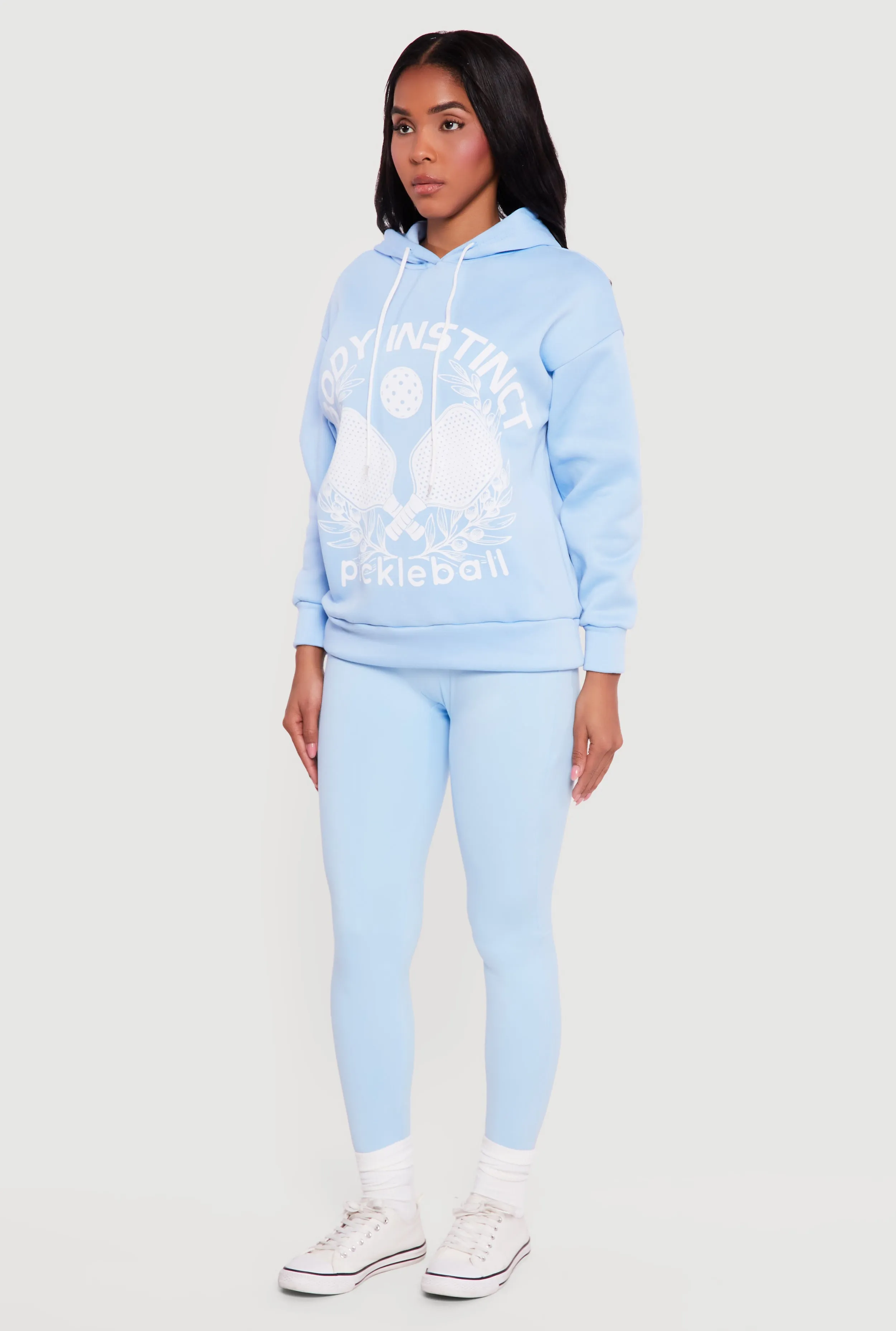 Body Instinct Pickleball Graphic Pullover Hoodie sold by Rainbow product image thumbnail 3