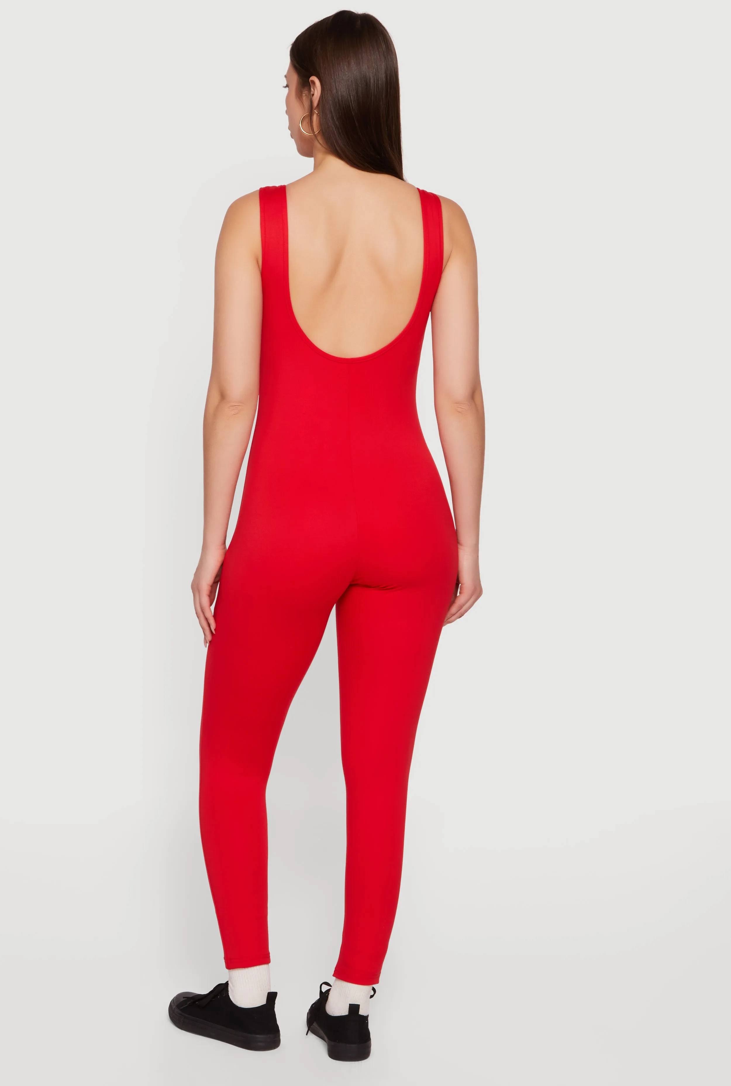 Solid Sleeveless Open Back Catsuit sold by Rainbow product image thumbnail 3