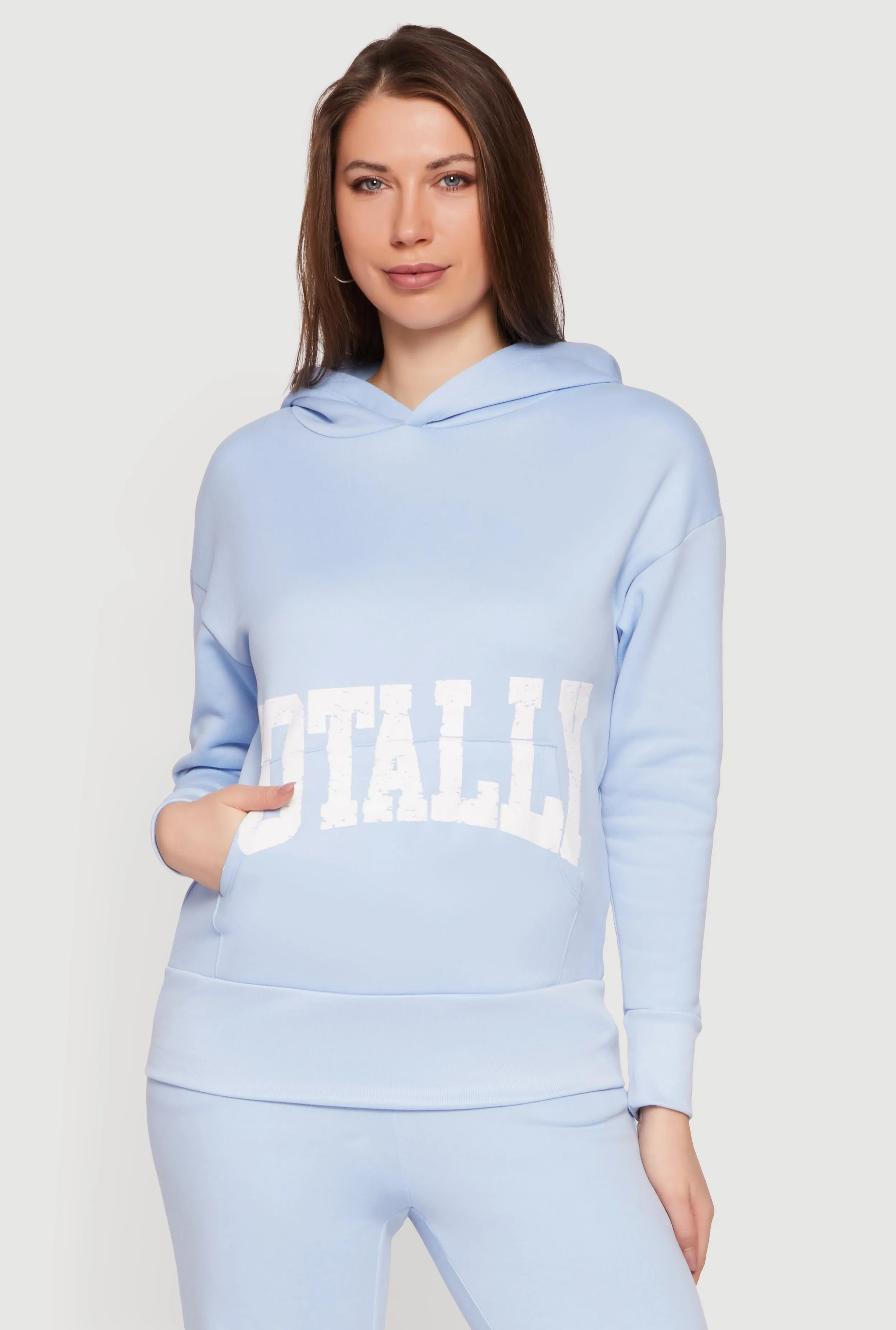 Totally Graphic Hooded Pullover Sweatshirt sold by Rainbow