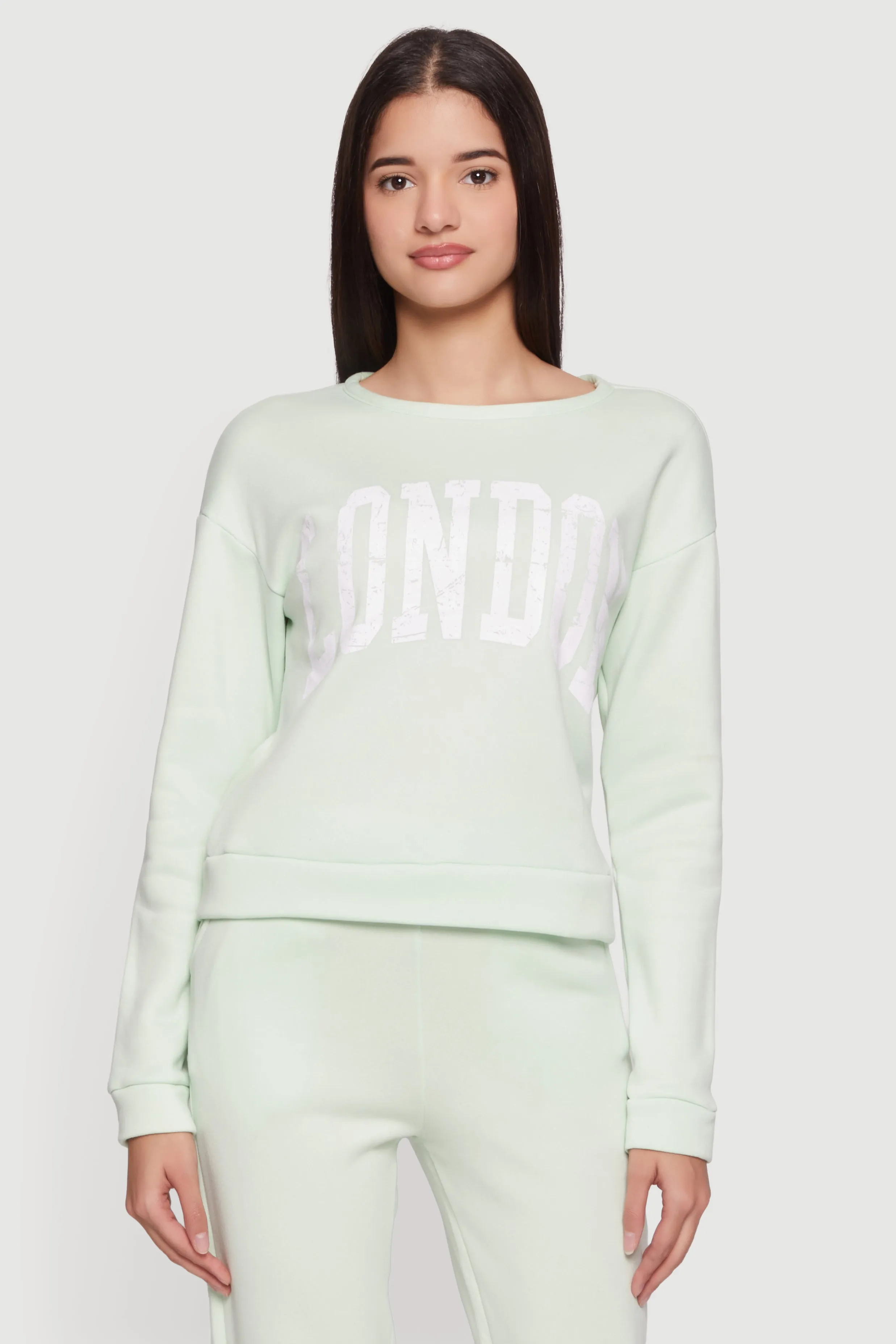 Graphic Long Sleeve Pullover Sweatshirt sold by Rainbow