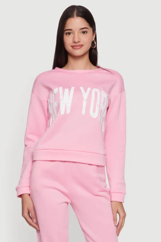 Graphic Long Sleeve Pullover Sweatshirt sold by Rainbow