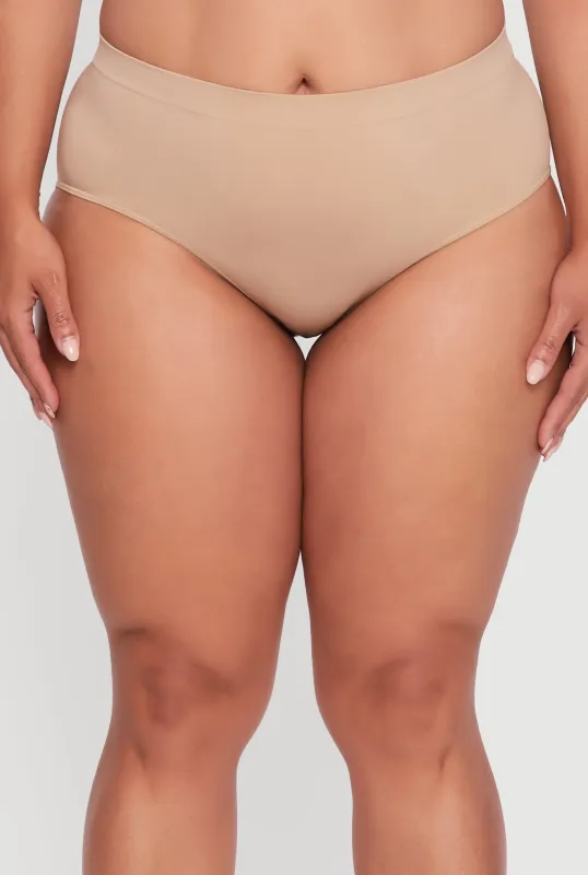 Plus Size Seamless Hipster Panty sold by Rainbow