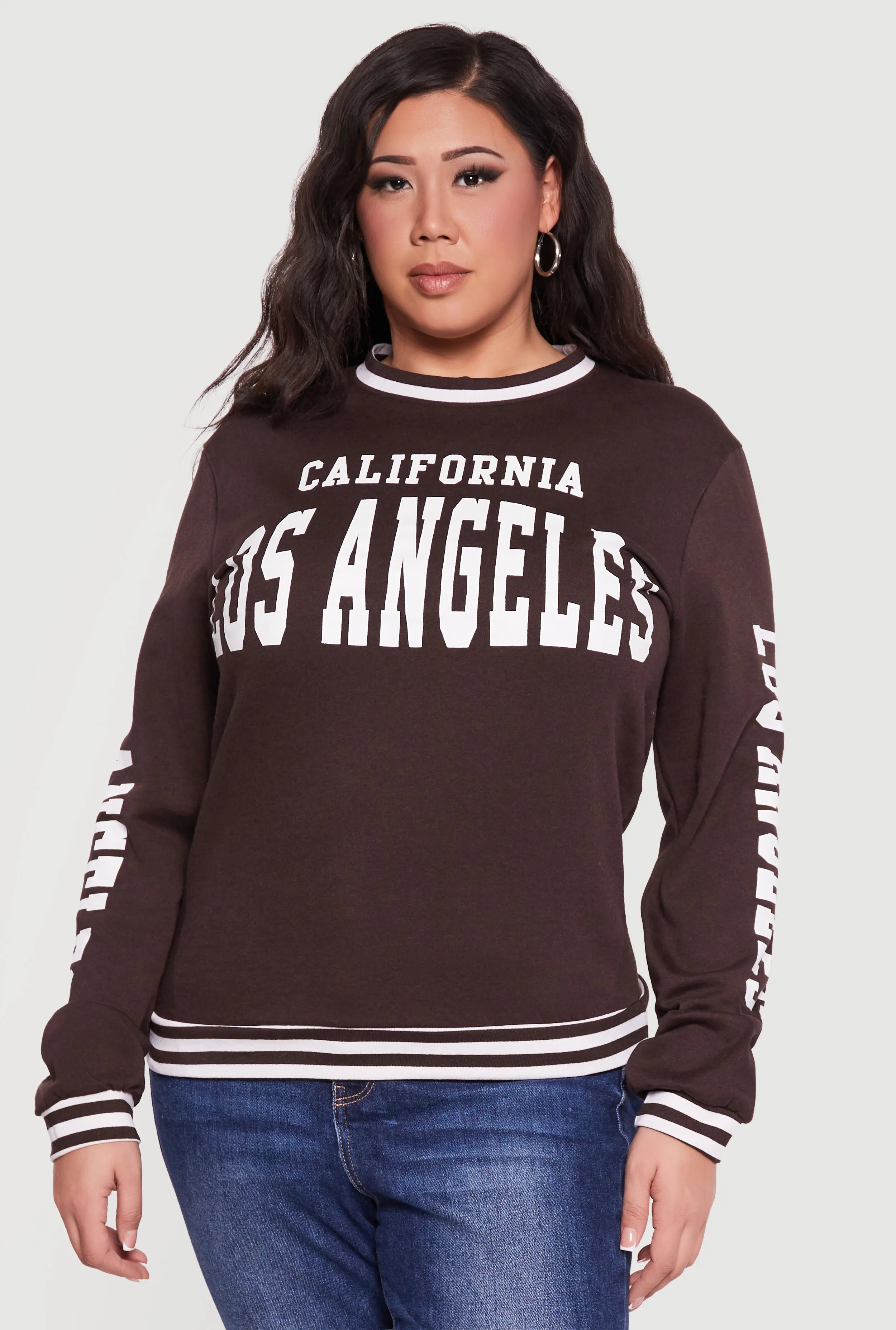 Plus Size California Los Angeles Graphic Sweatshirt sold by Rainbow product image thumbnail 2