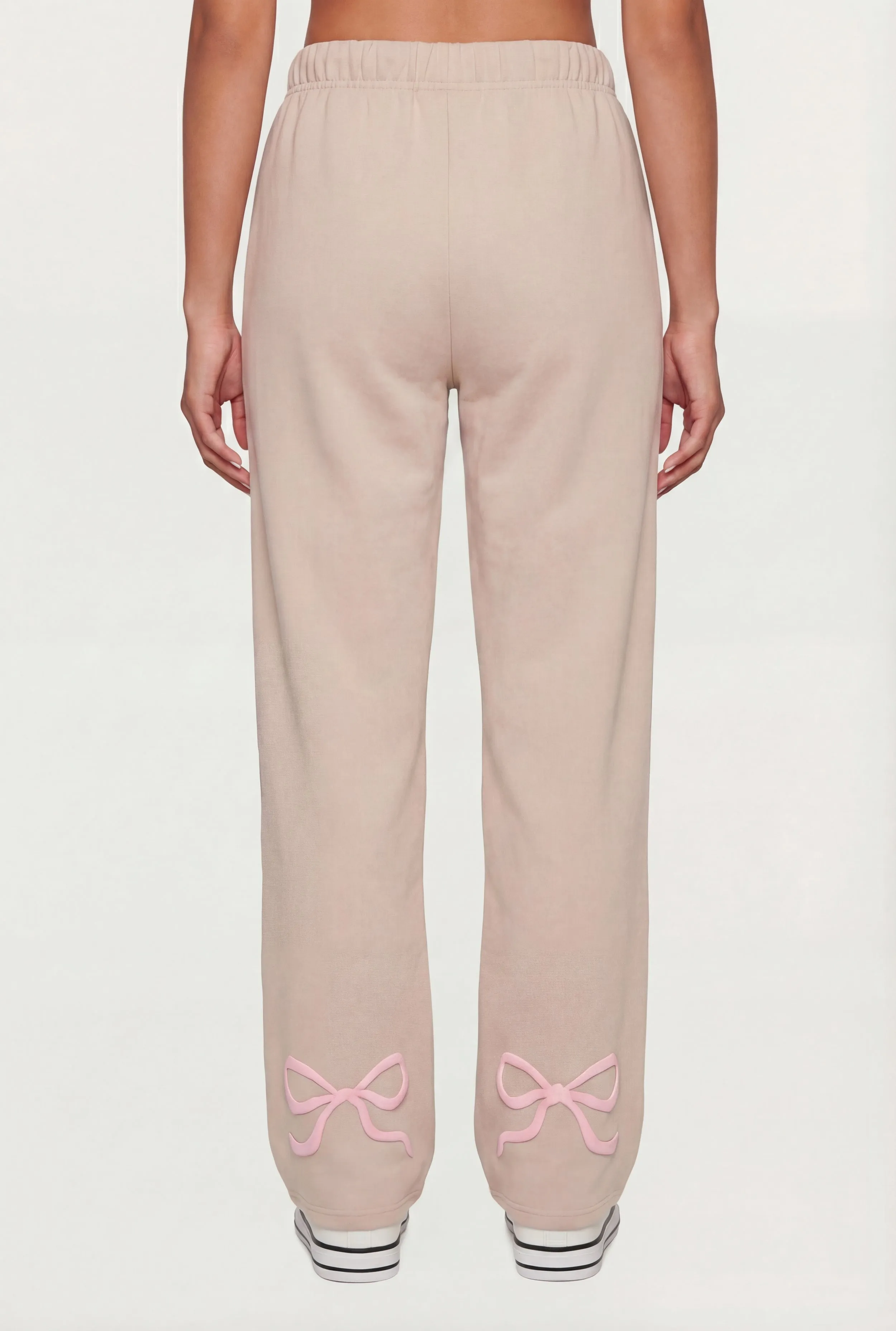 Bow Graphic High Waisted Wide Leg Sweatpants sold by Rainbow product image thumbnail 5