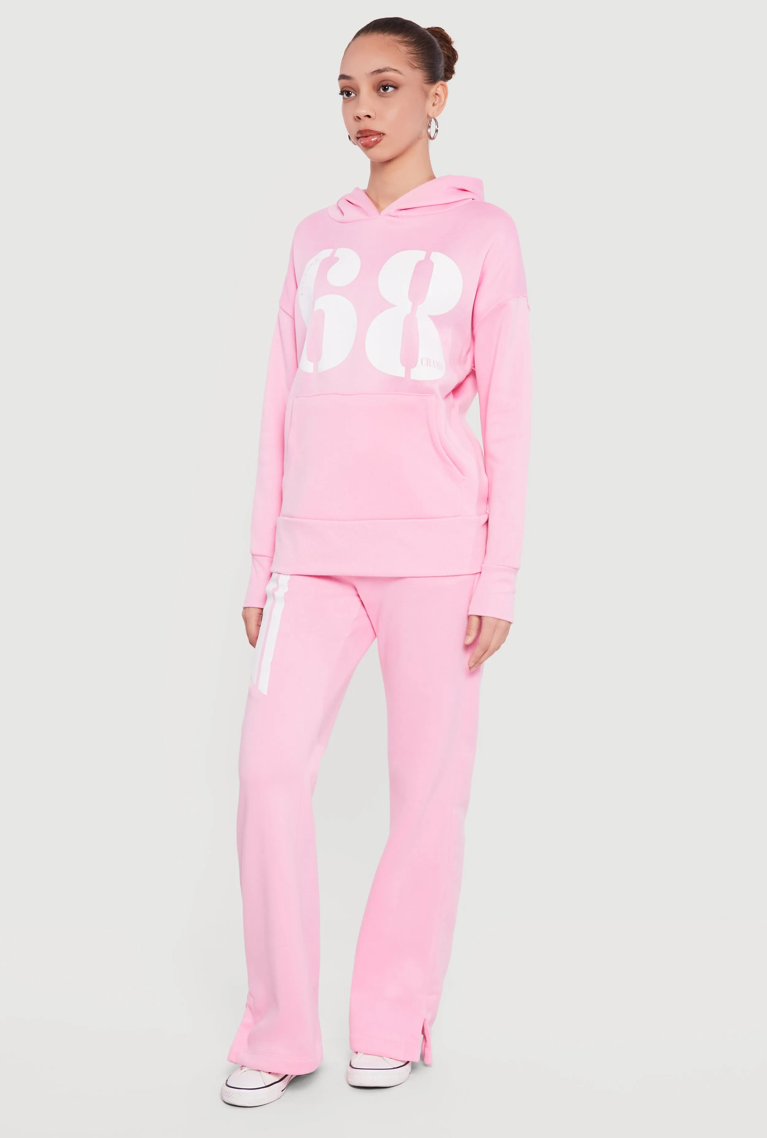 1968 Champ Graphic Pull Over Hooded Sweatshirt sold by Rainbow product image thumbnail 3