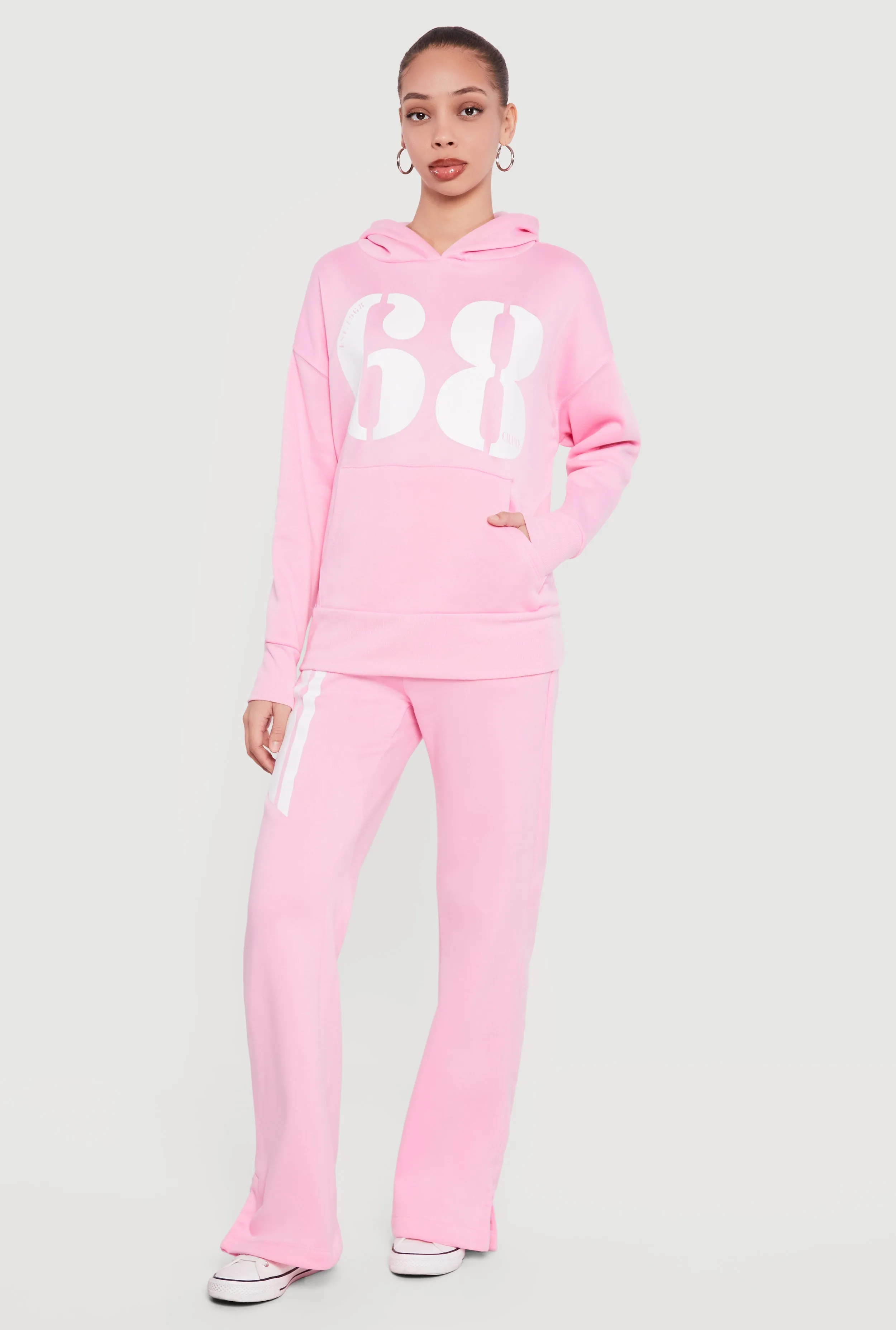 1968 Champ Graphic Pull Over Hooded Sweatshirt sold by Rainbow product image thumbnail 2