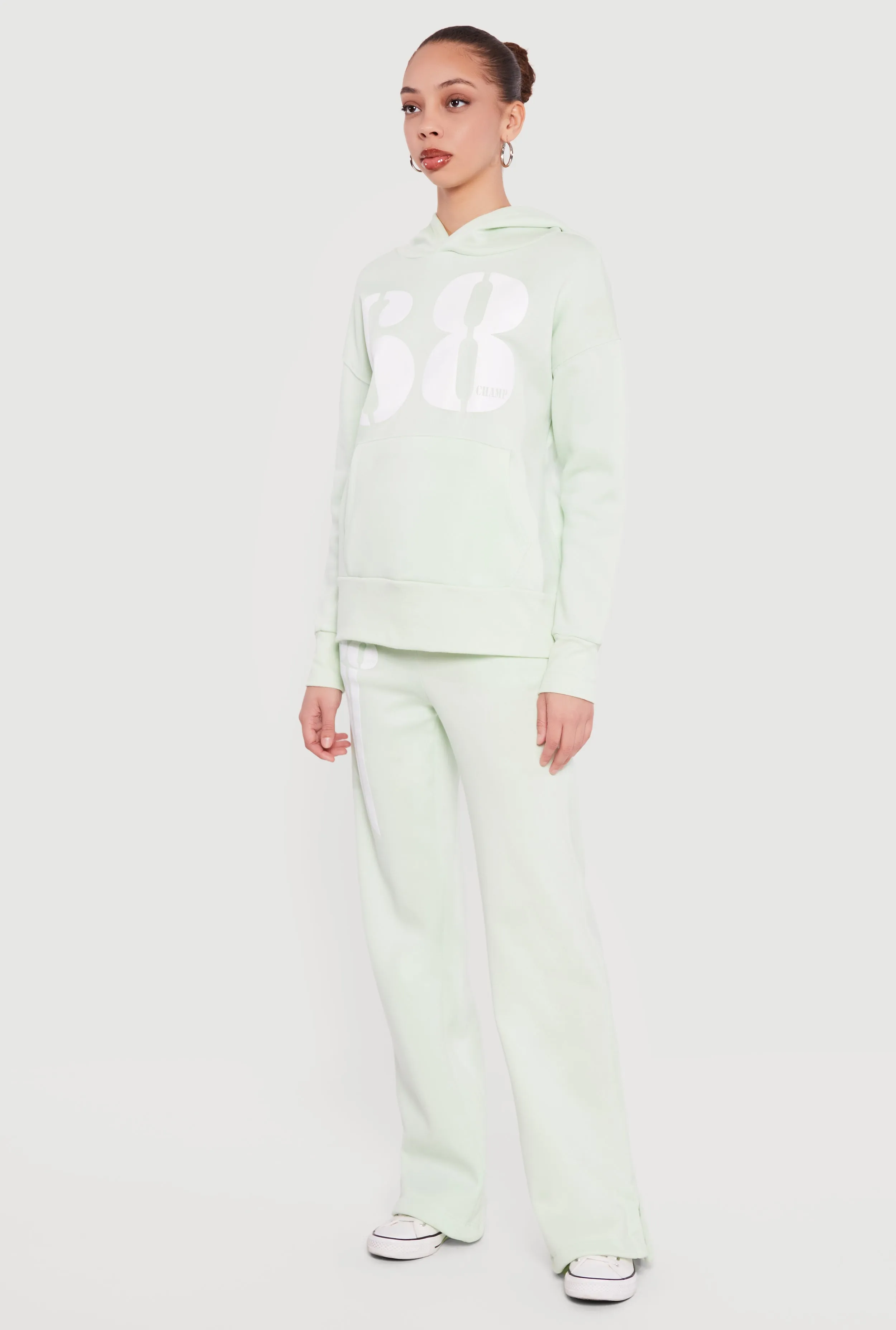 1968 Champ Graphic Pull Over Hooded Sweatshirt sold by Rainbow product image thumbnail 3