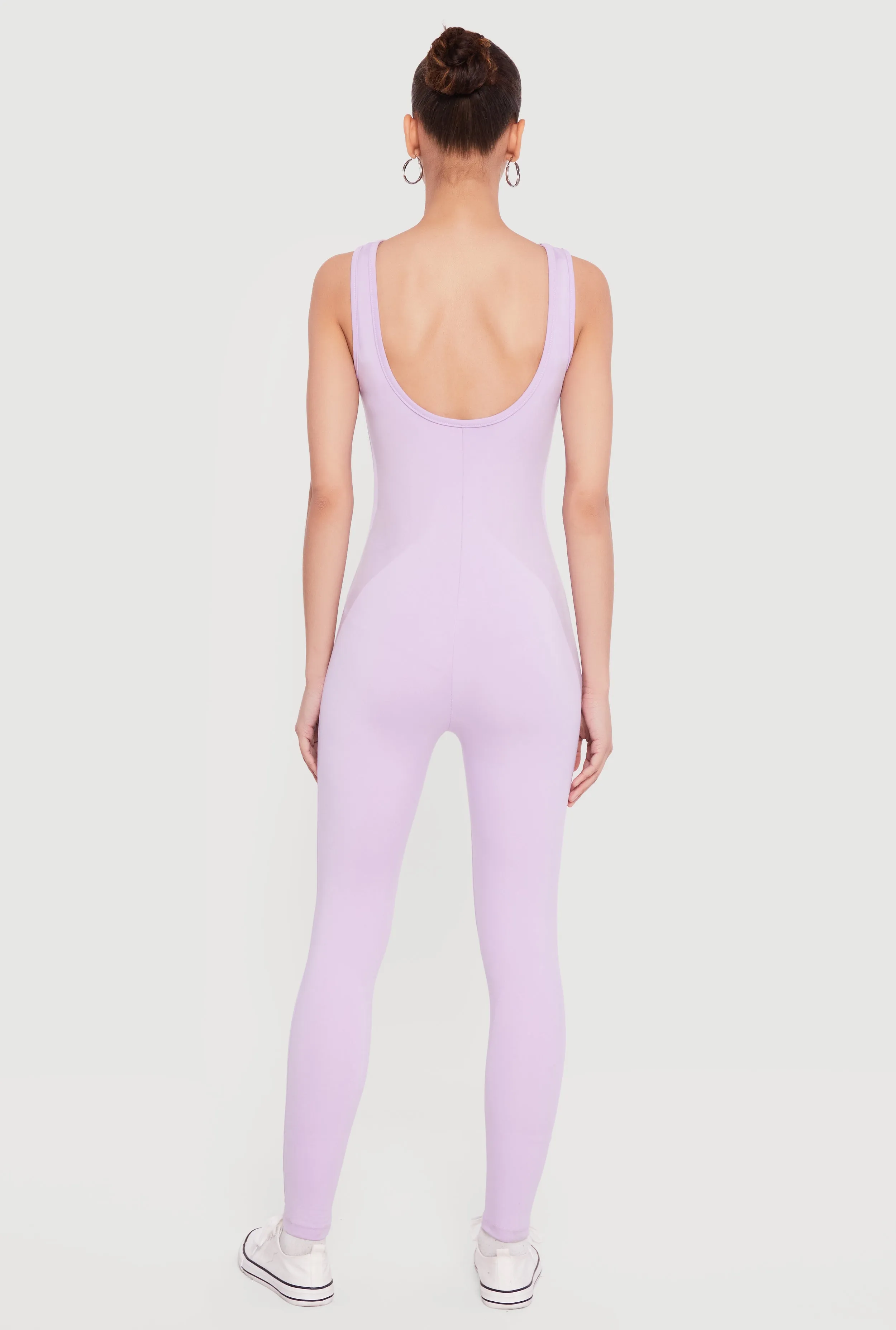 Solid Sleeveless Scoop Neck Catsuit sold by Rainbow product image thumbnail 3