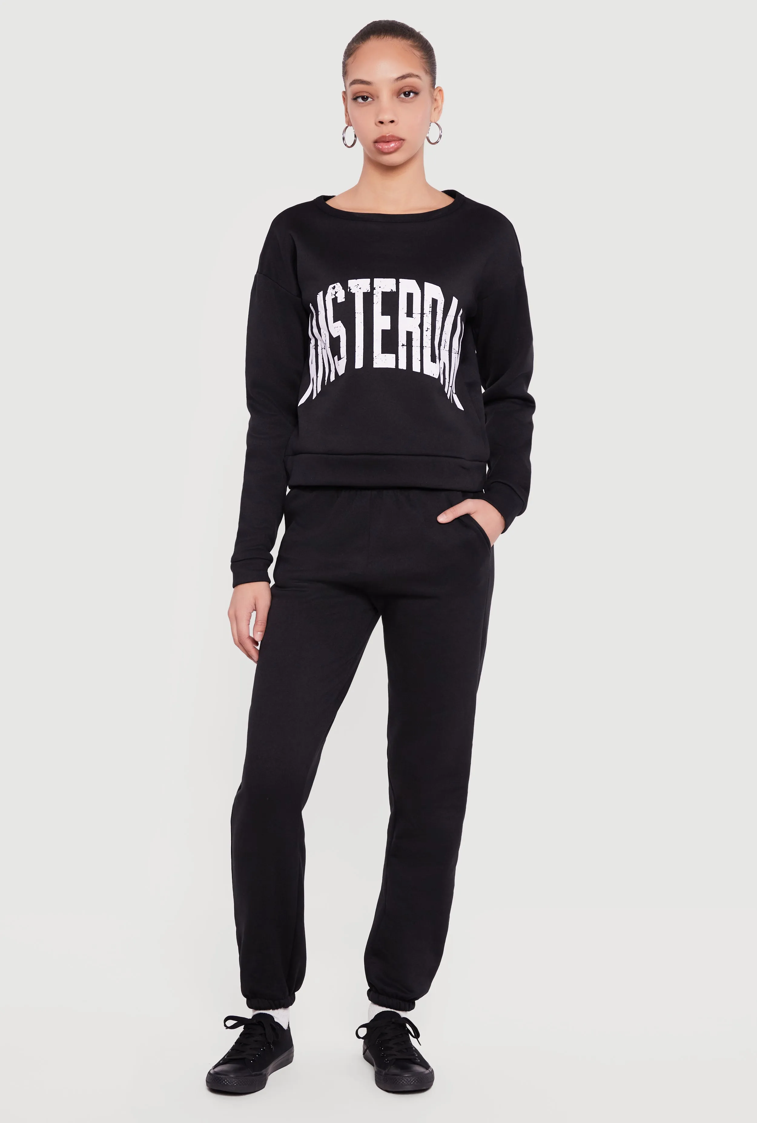 Solid Pull On Sweatpants sold by Rainbow