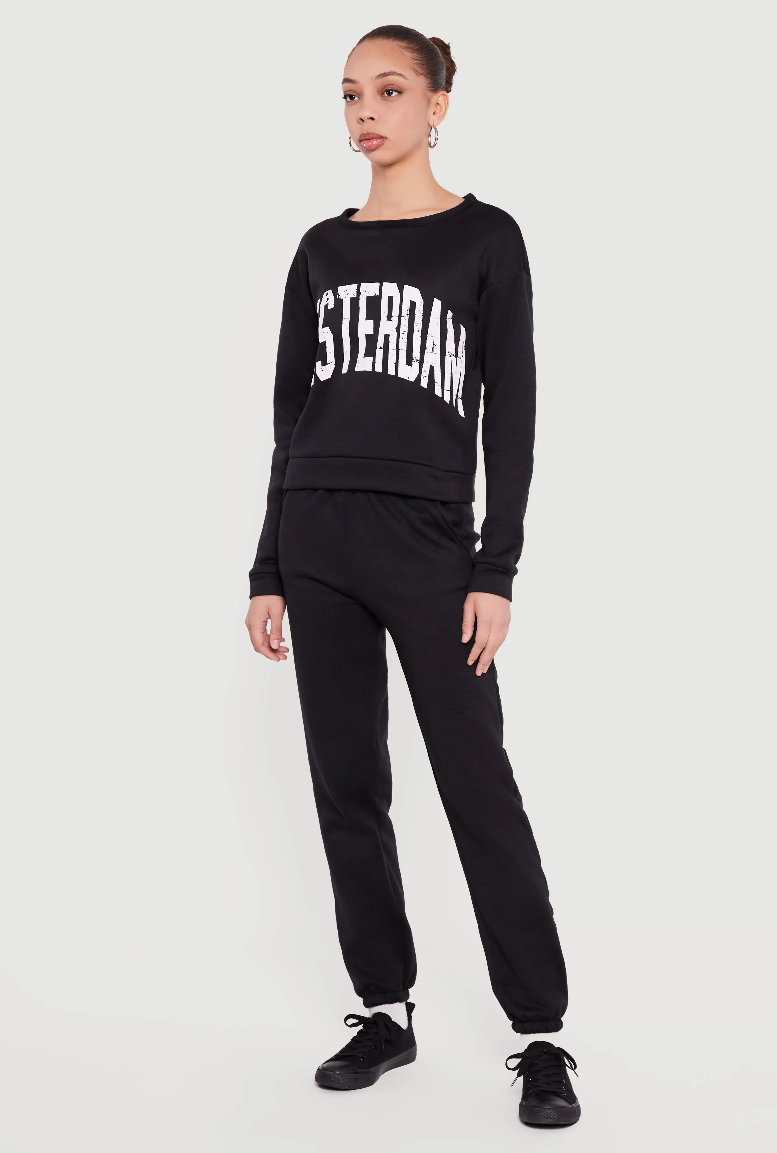 Graphic Long Sleeve Pullover Sweatshirt sold by Rainbow product image thumbnail 3