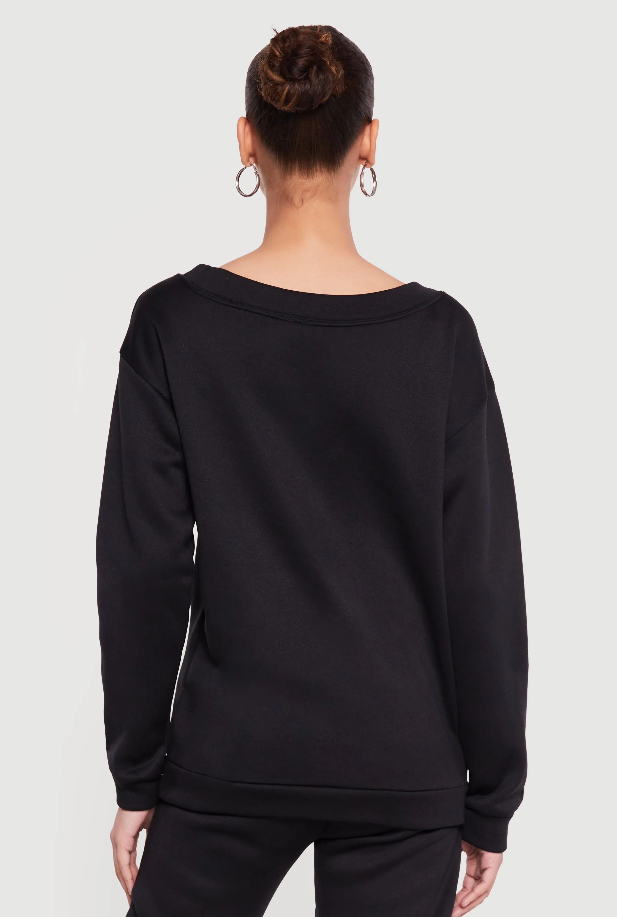 Vintage 1968 Graphic Long Sleeve Boat Neck Sweatshirt sold by Rainbow product image thumbnail 5