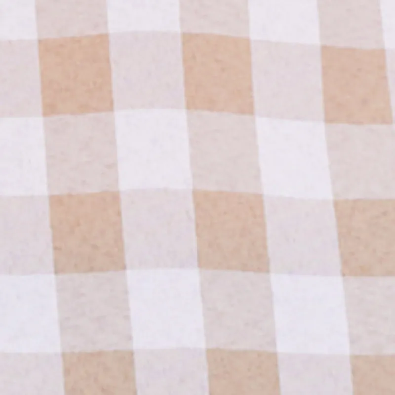 Gingham Cap Sleeve Open Tie Back Tunic Top sold by Rainbow product image thumbnail 4