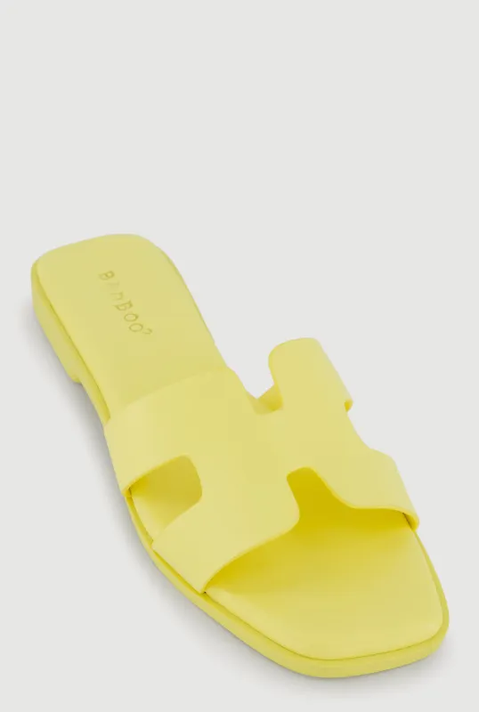 H Band Open Toe Slide Sandals sold by Rainbow