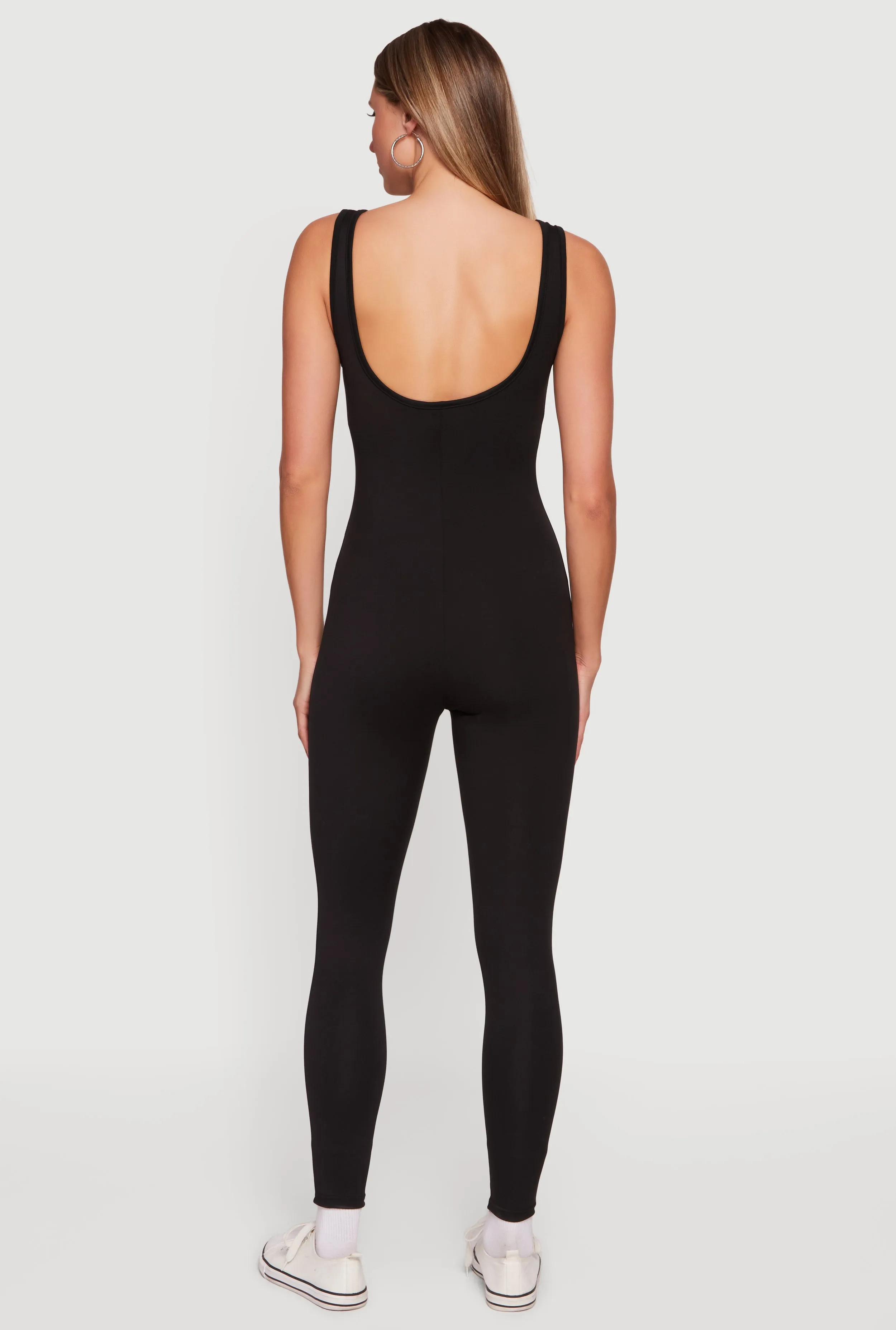 Solid Sleeveless Scoop Neck Catsuit sold by Rainbow product image thumbnail 3