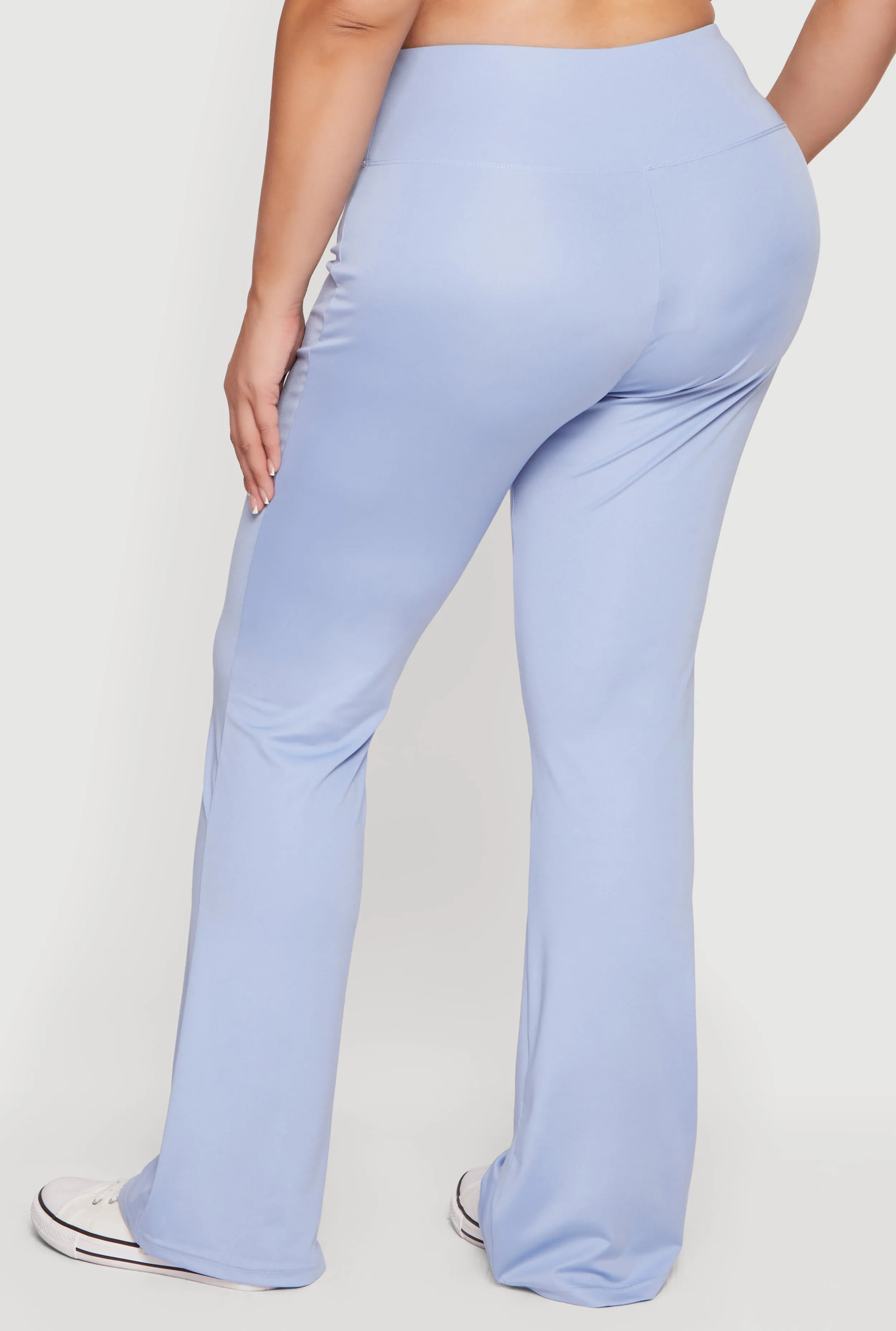 Plus Size High Waisted Flare Leg Active Pants sold by Rainbow product image thumbnail 5