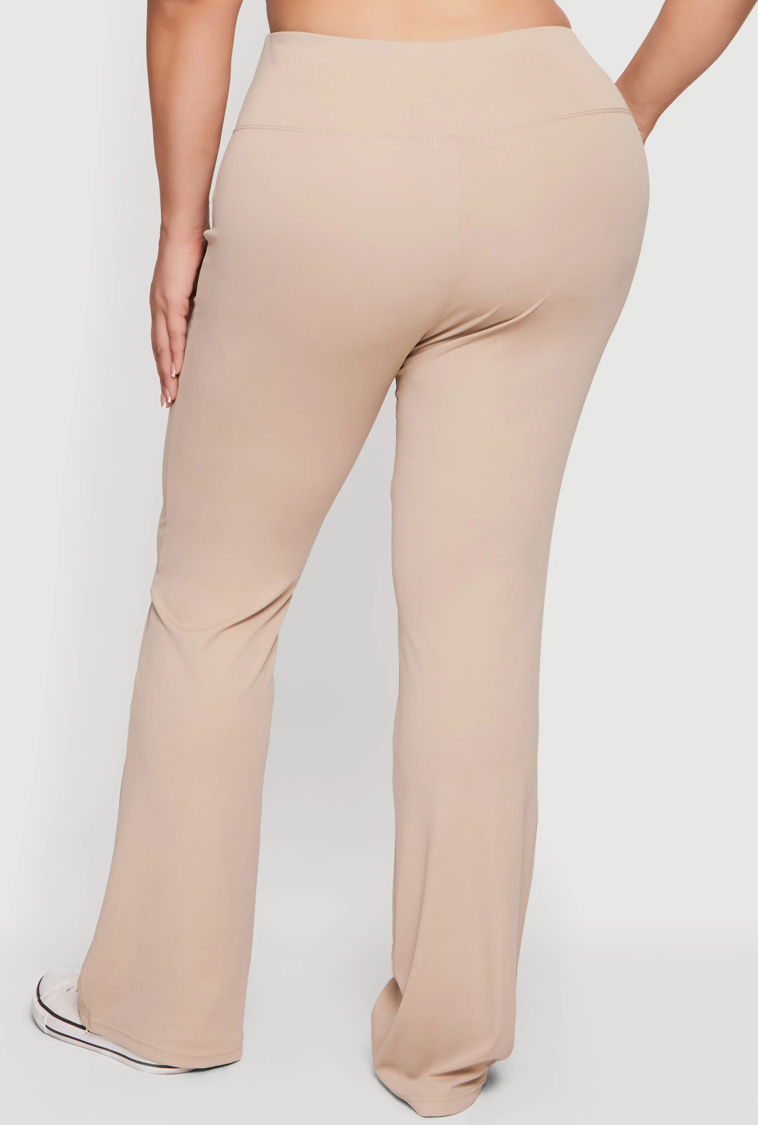 Plus Size High Waisted Flare Leg Active Pants sold by Rainbow product image thumbnail 5