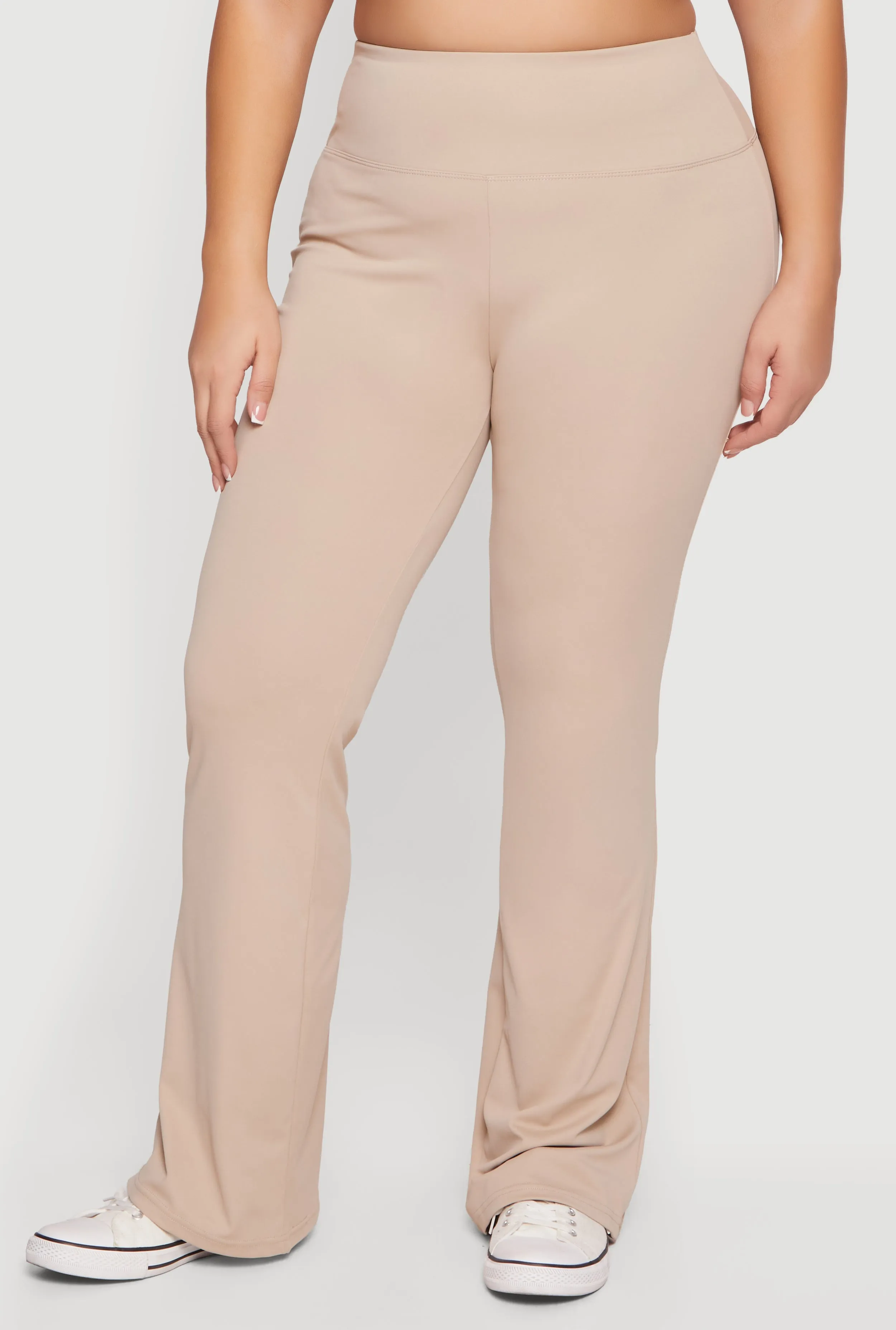 Plus Size High Waisted Flare Leg Active Pants sold by Rainbow product image thumbnail 3