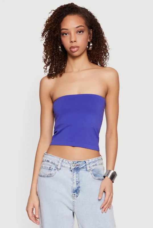 Seamless Tube Top with Shelf Bra sold by Rainbow