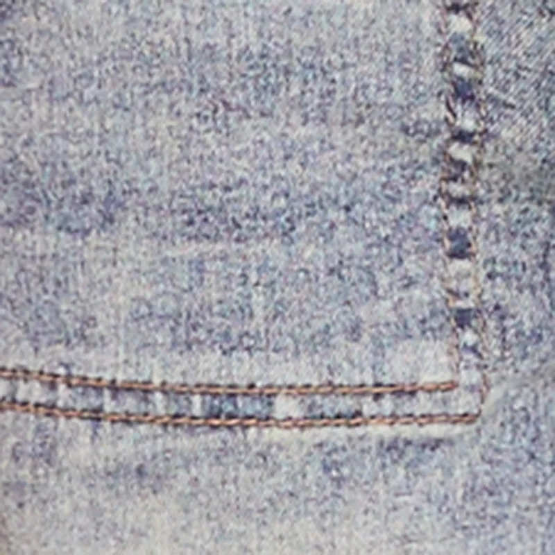 Acid Wash Cargo Pocket Straight Leg Jeans sold by Rainbow product image thumbnail 4