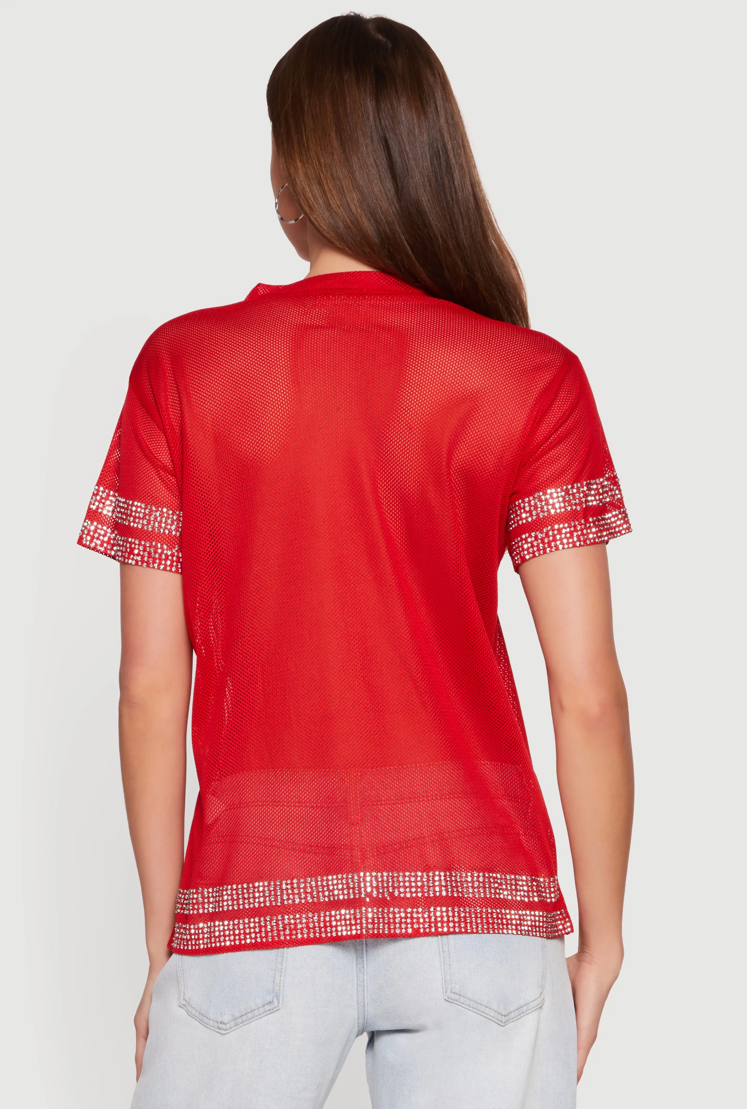 23 Rhinestone Studded Jersey sold by Rainbow product image thumbnail 5