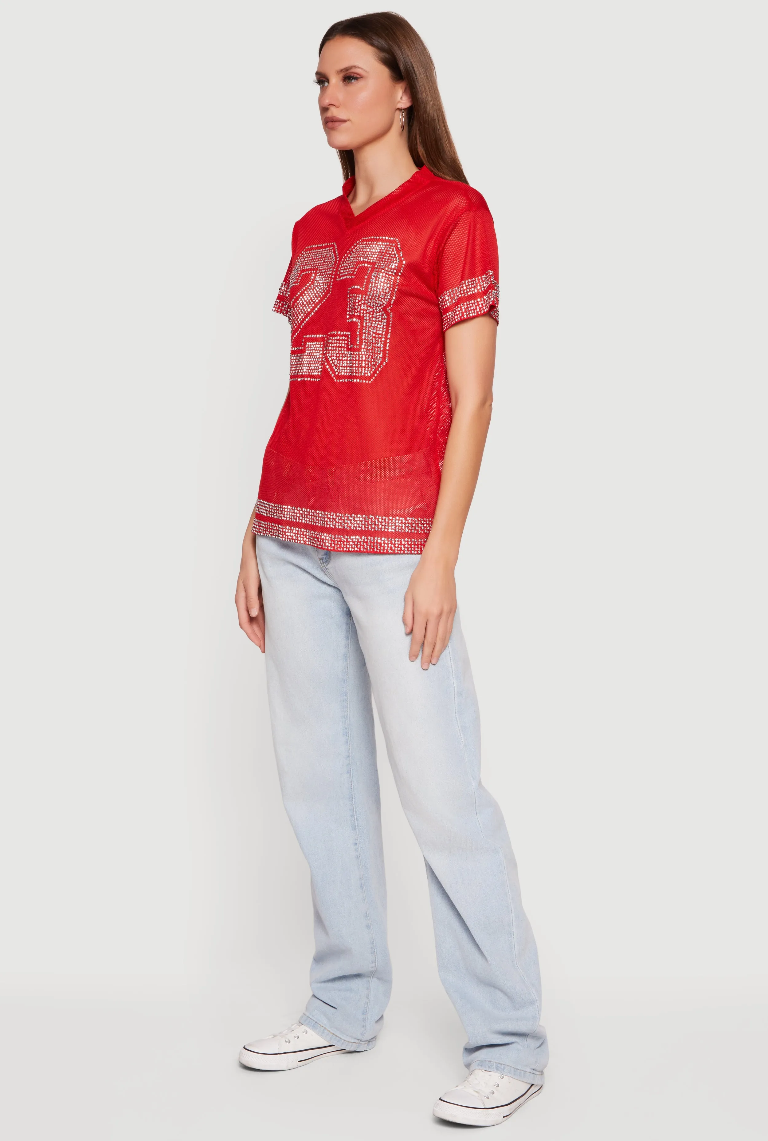 23 Rhinestone Studded Jersey sold by Rainbow product image thumbnail 3