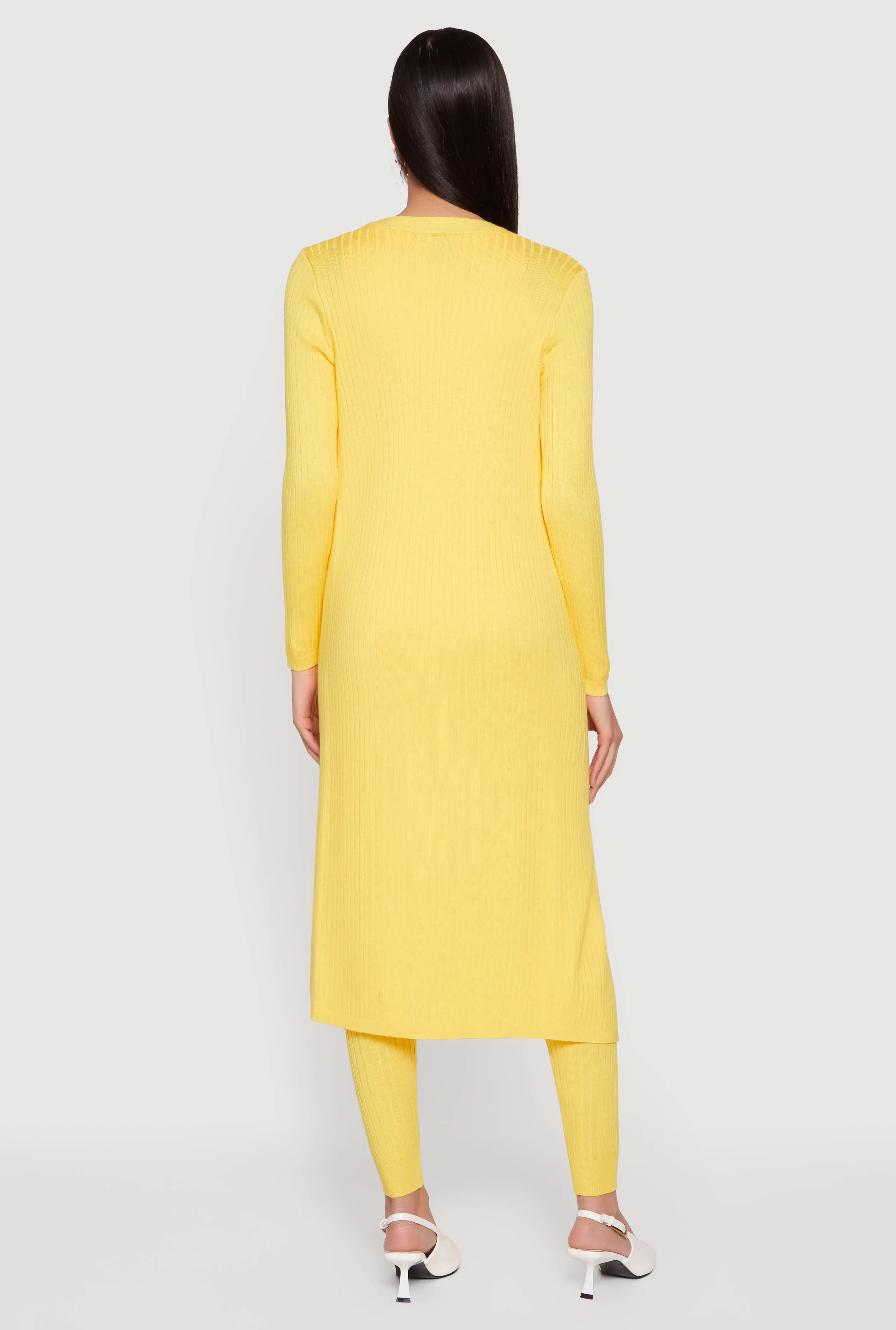 Daisy Ribbed Knit Open Front Duster sold by Rainbow product image thumbnail 3