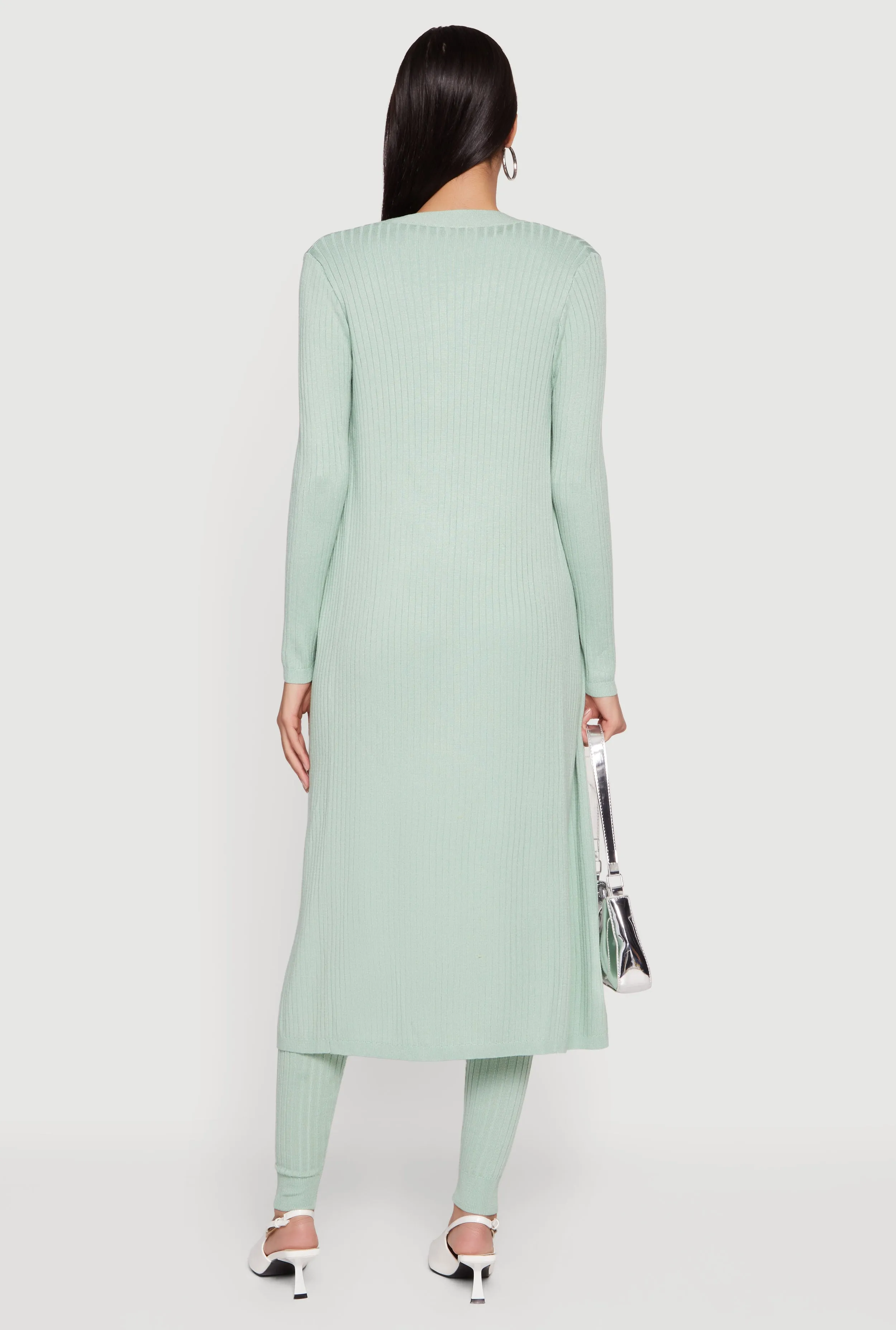 Daisy Ribbed Knit Open Front Duster sold by Rainbow product image thumbnail 3