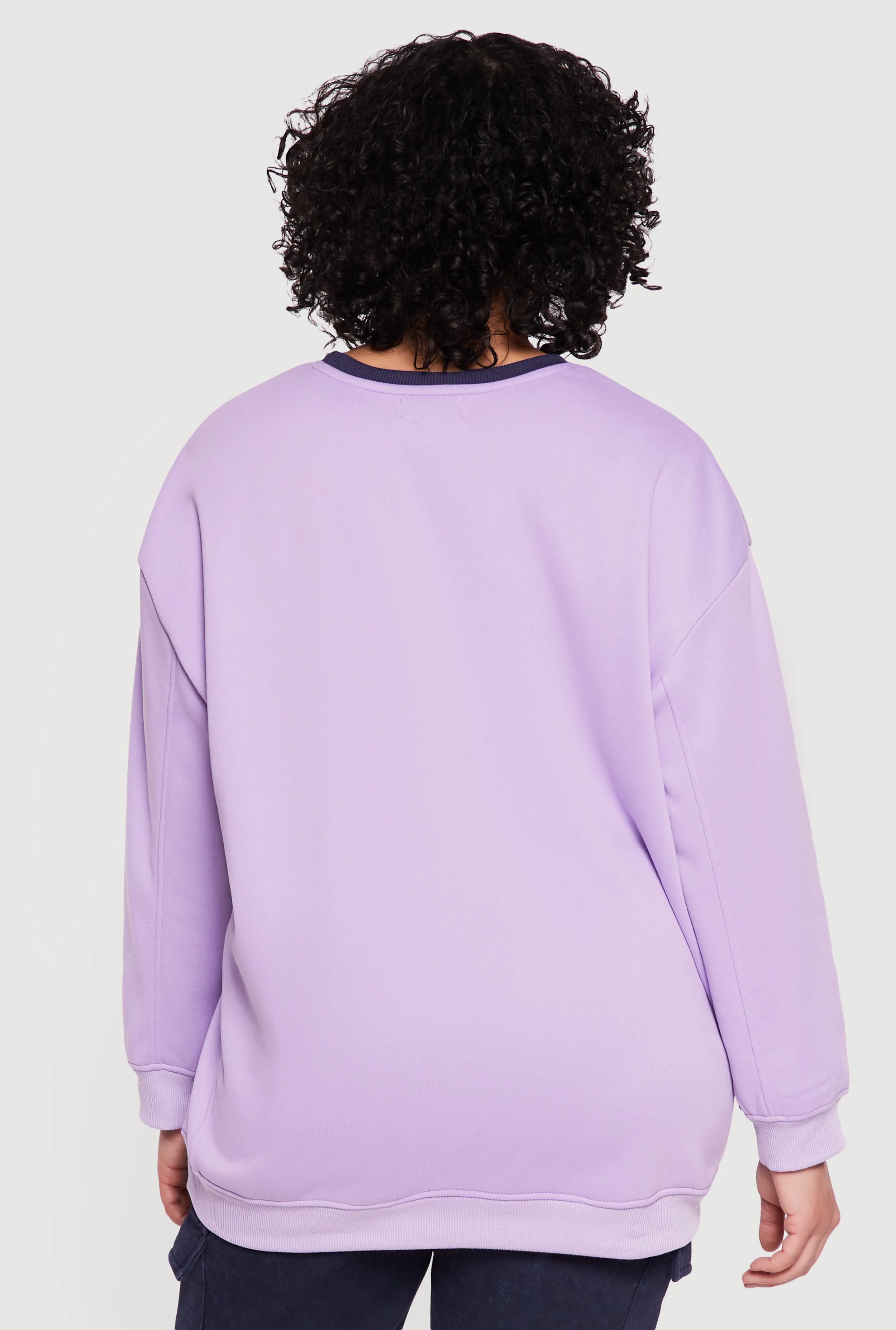 Plus Size 83 NYC Graphic Print Sweatshirt sold by Rainbow product image thumbnail 5