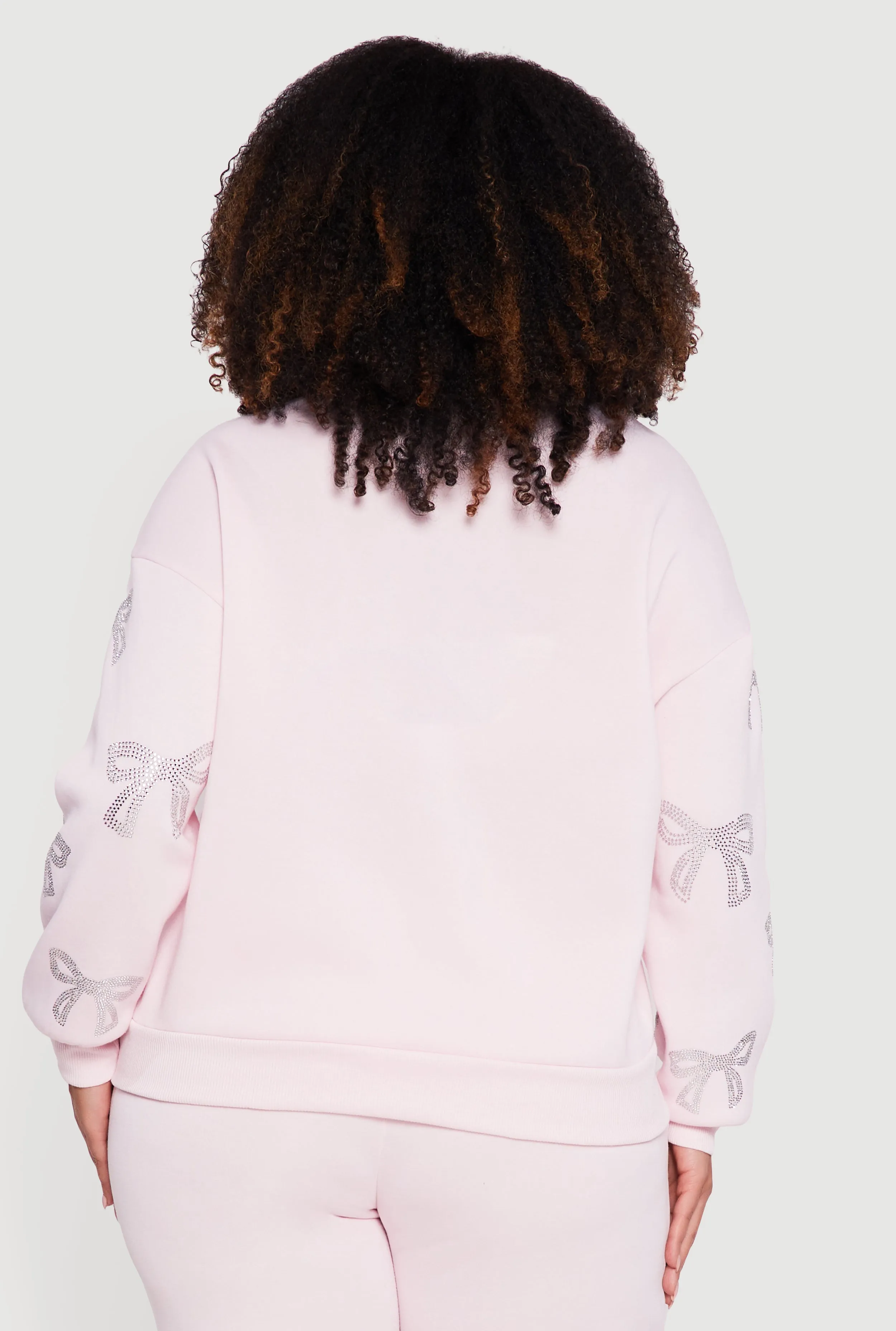 Plus Size Rhinestone Graphic Pullover Sweatshirt sold by Rainbow product image thumbnail 5