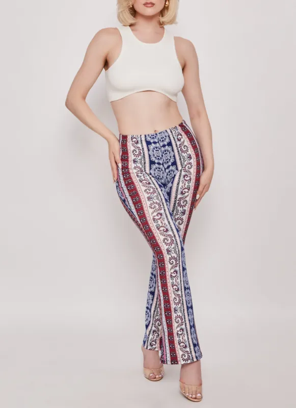 Border Boho Print Pants sold by Rainbow