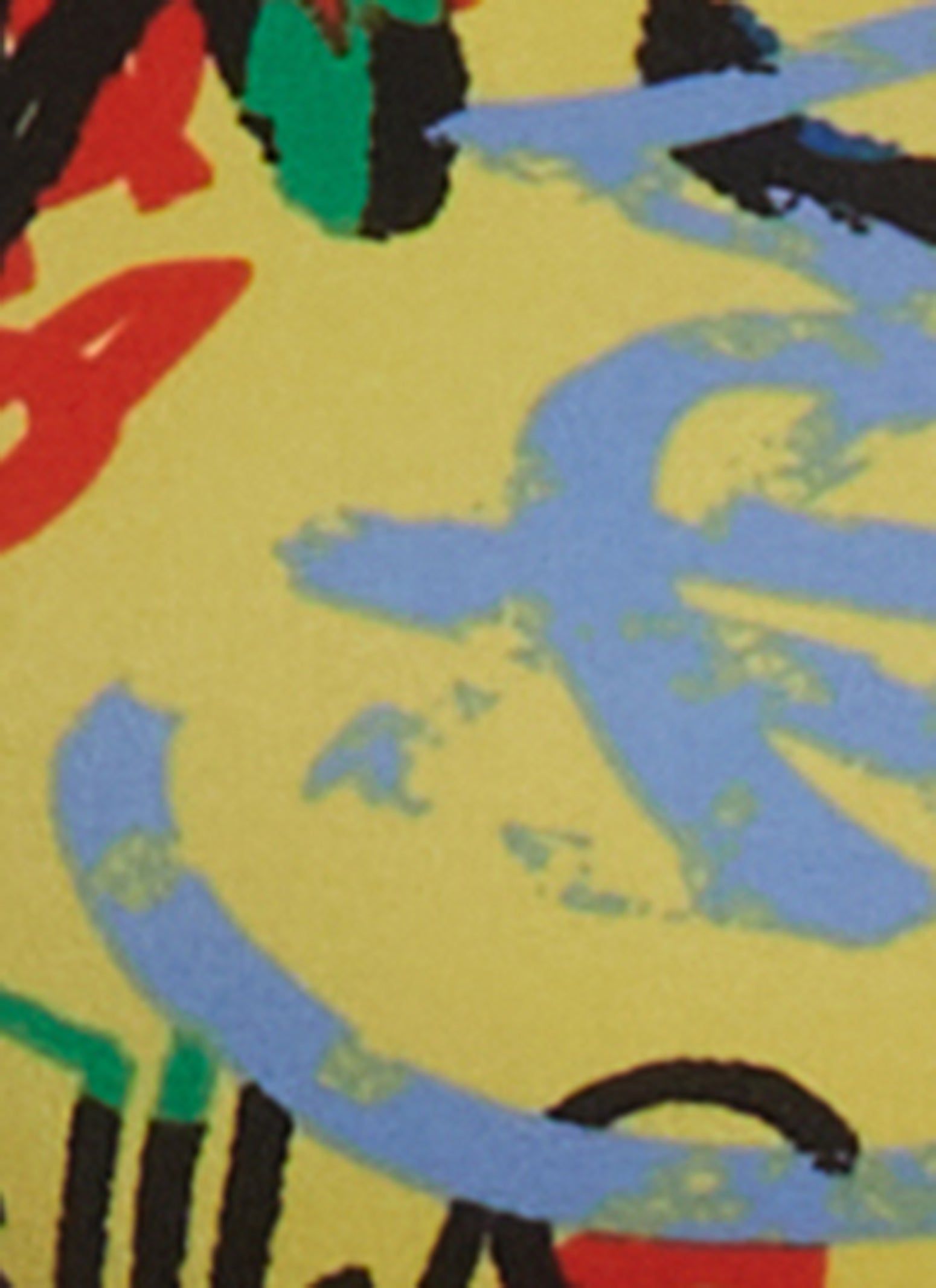 Graffiti Print Cut Out Crop Top sold by Rainbow product image thumbnail 3