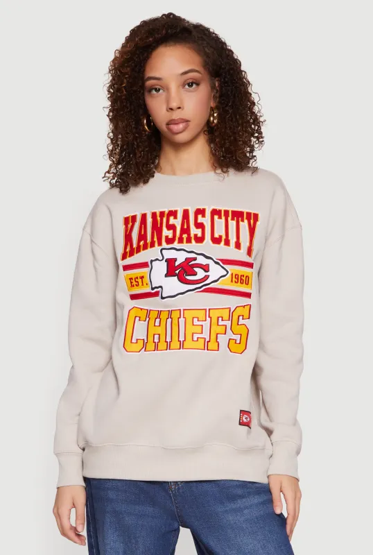 NFL Kansas City Chiefs Fleece Pullover Sweatshirt sold by Rainbow