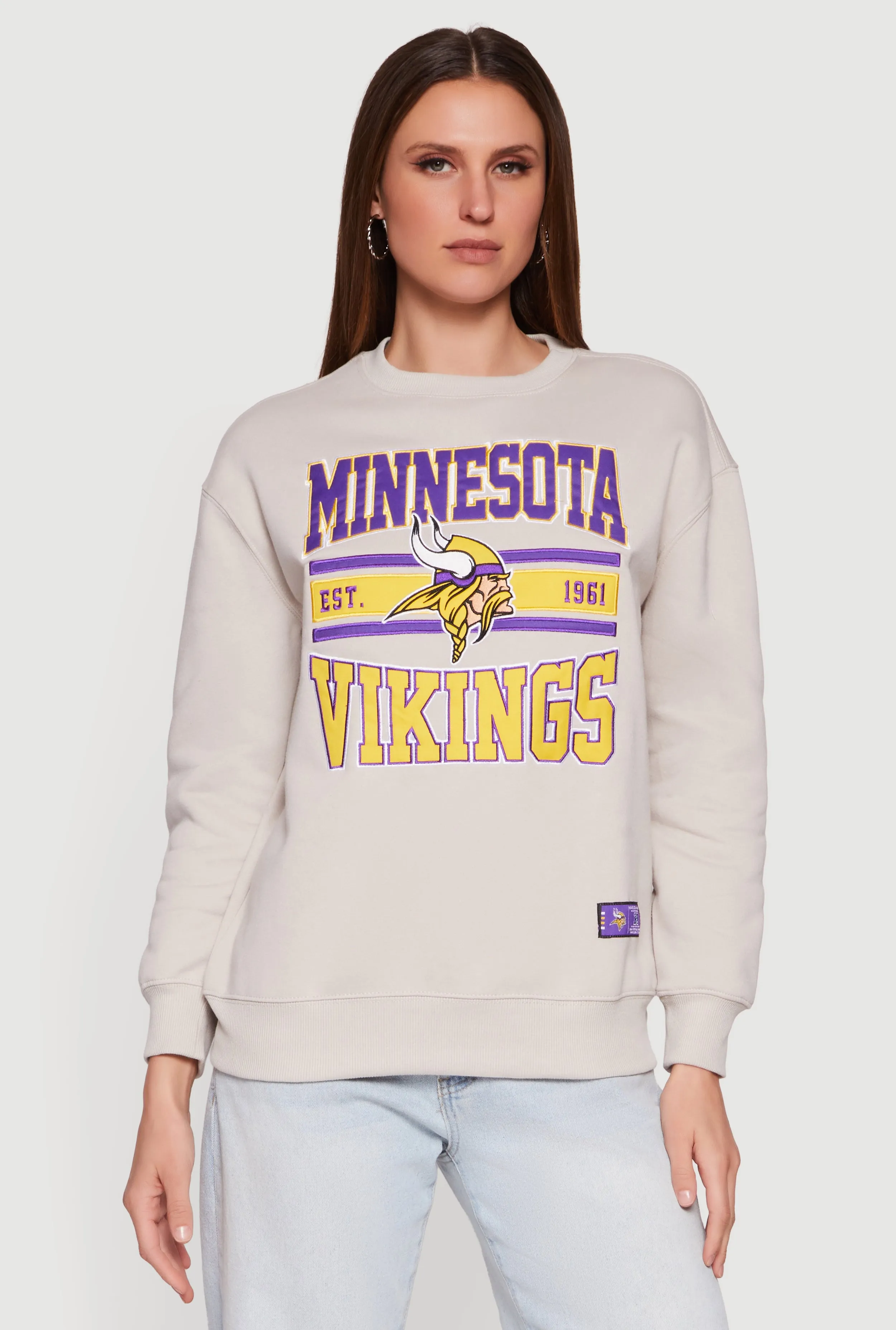 NFL Minnesota Vikings Graphic Fleece Sweatshirt sold by Rainbow product image thumbnail 2
