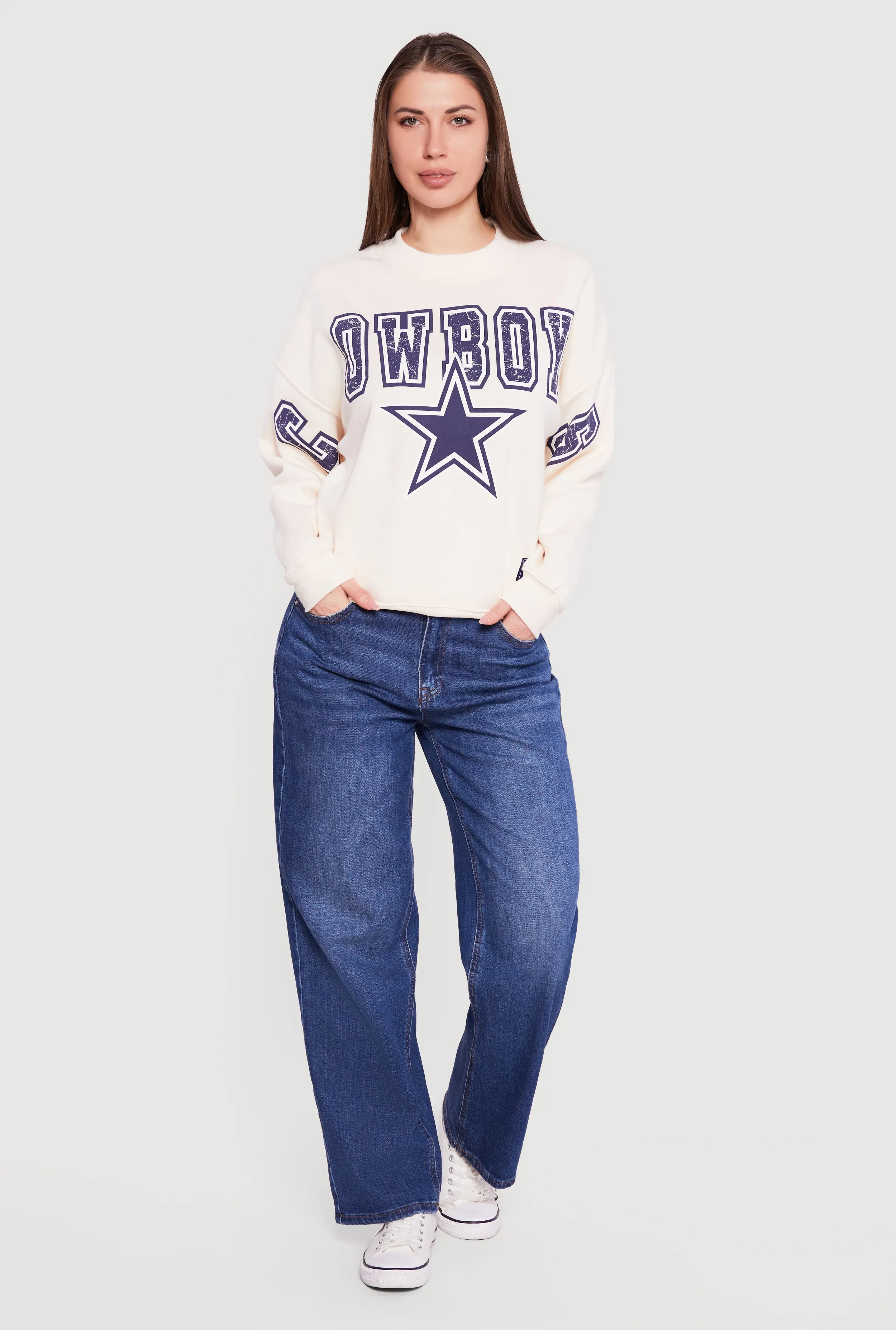 NFL Dallas Cowboys Fleece Pullover Sweatshirt sold by Rainbow