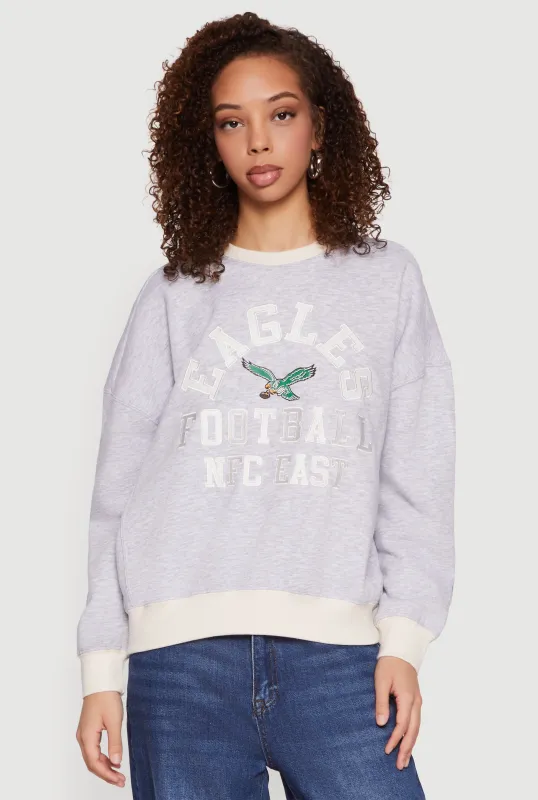 NFL Eagles Football NFC East Pullover Sweatshirt sold by Rainbow