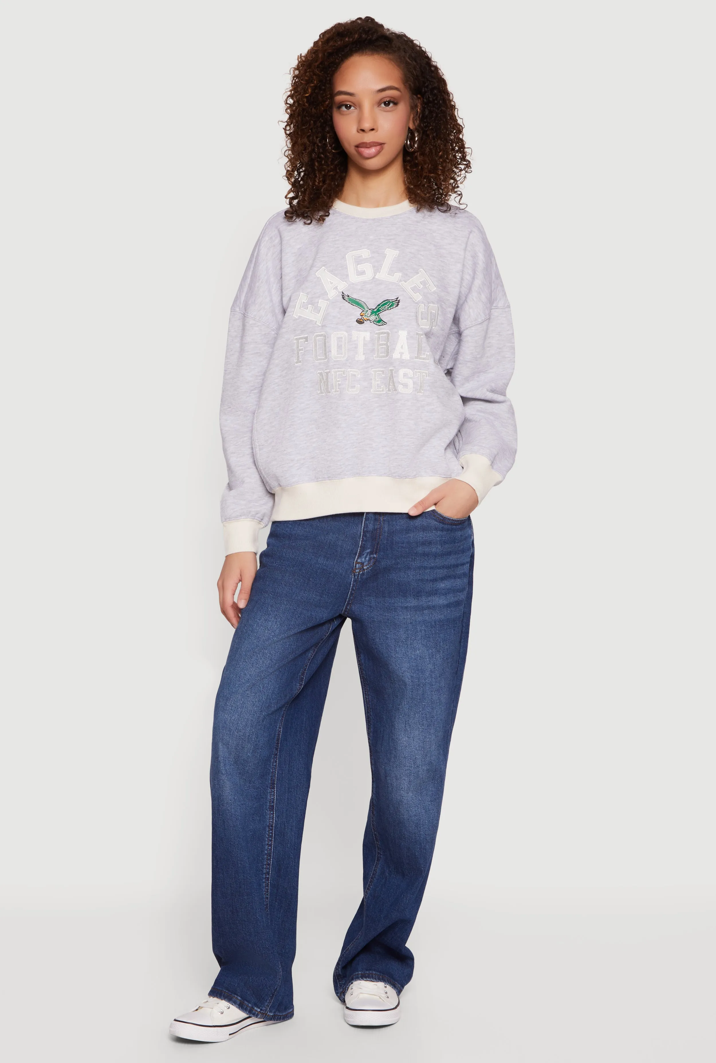 NFL Eagles Football NFC East Pullover Sweatshirt sold by Rainbow product image thumbnail 2