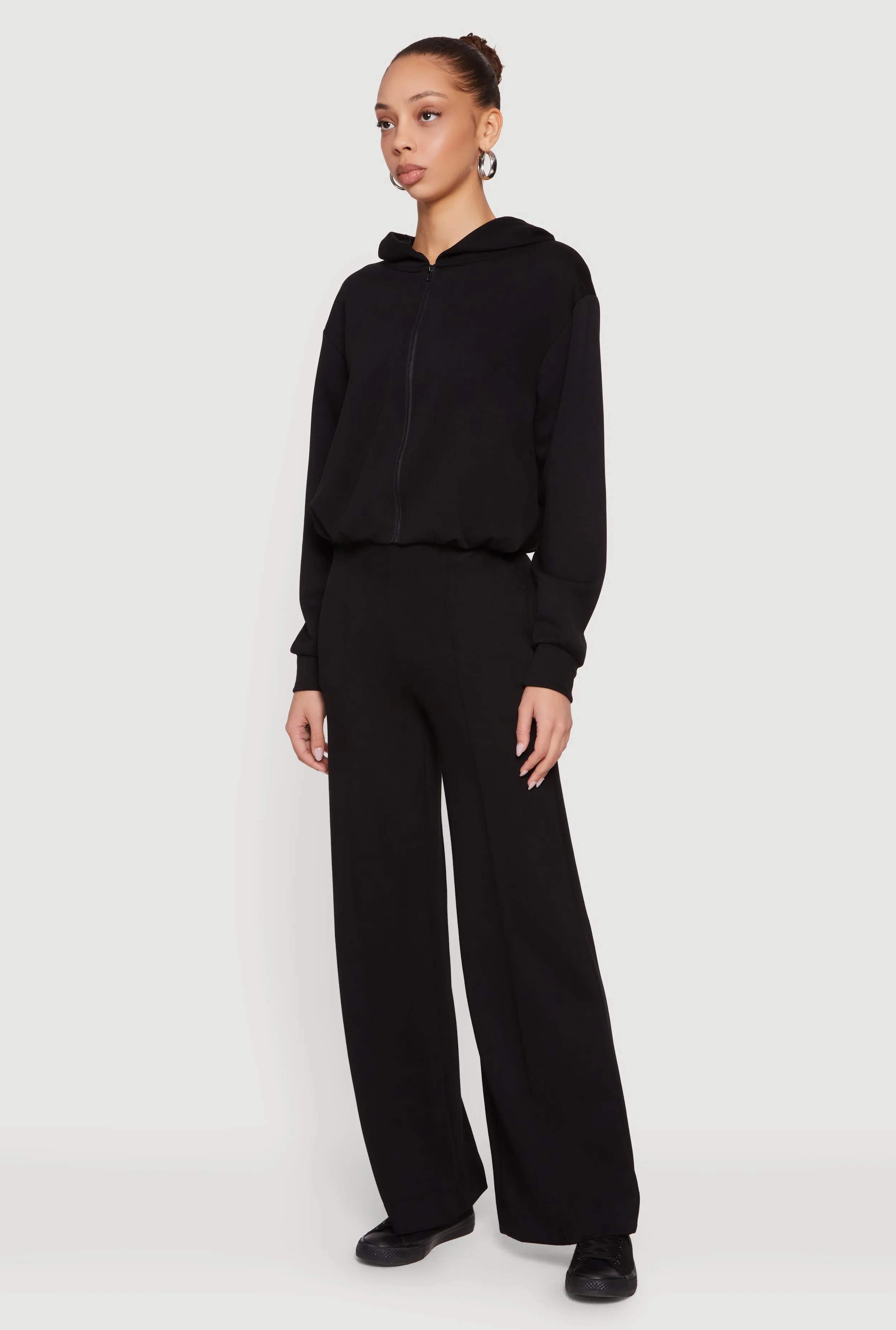 High Waisted Pintuck Detail Straight Leg Pants sold by Rainbow product image thumbnail 2