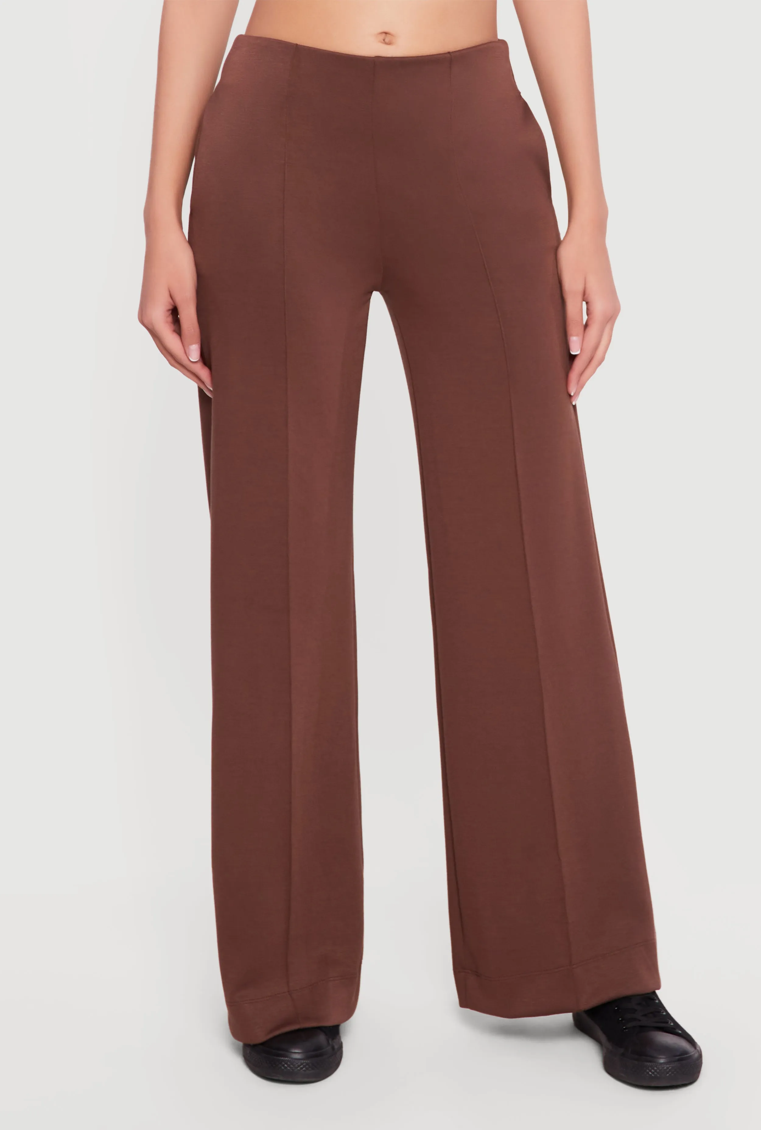 High Waisted Pintuck Detail Straight Leg Pants sold by Rainbow product image thumbnail 3