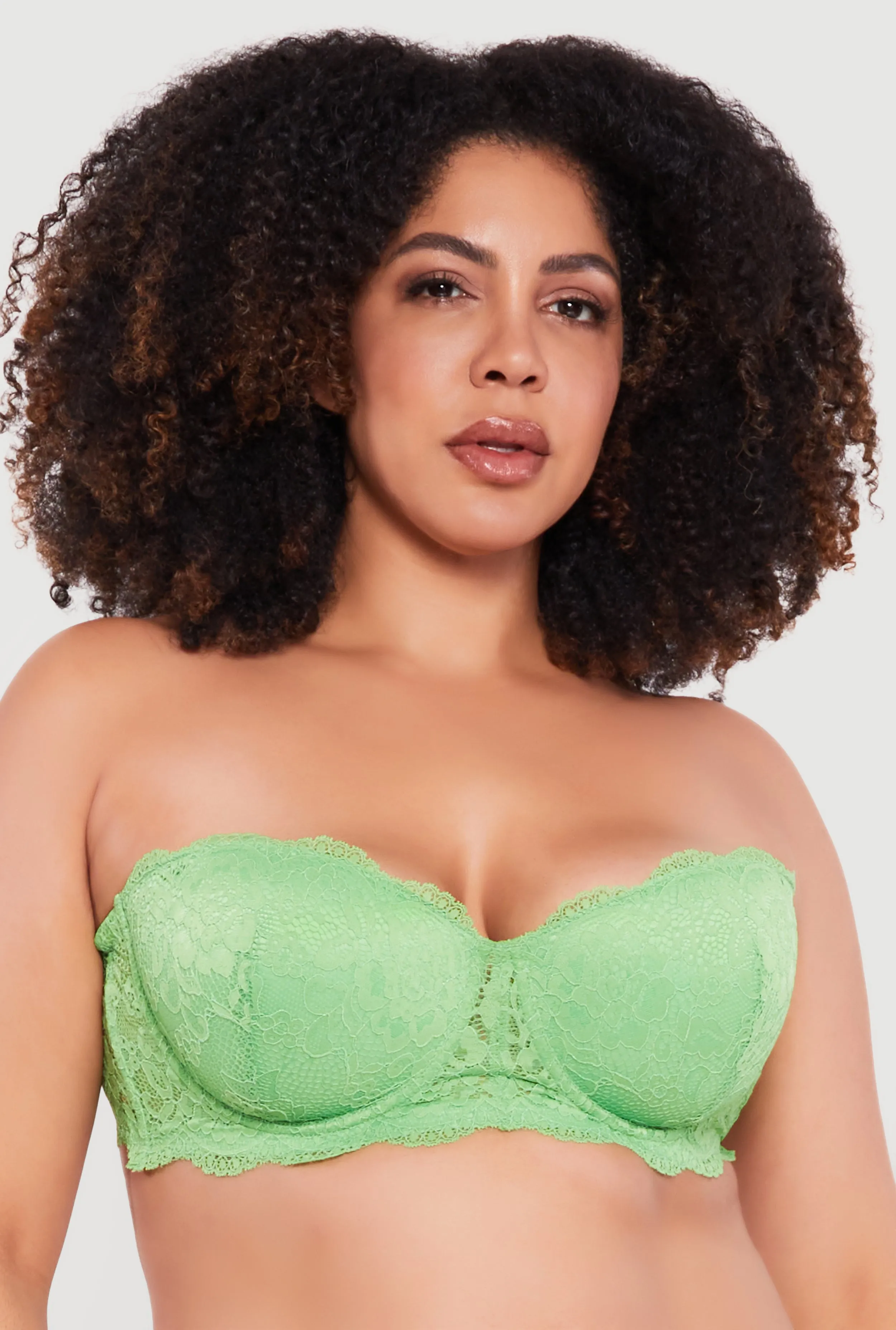 Plus Size Lace Balconette Bra | Convertible to Strapless sold by Rainbow product image thumbnail 5