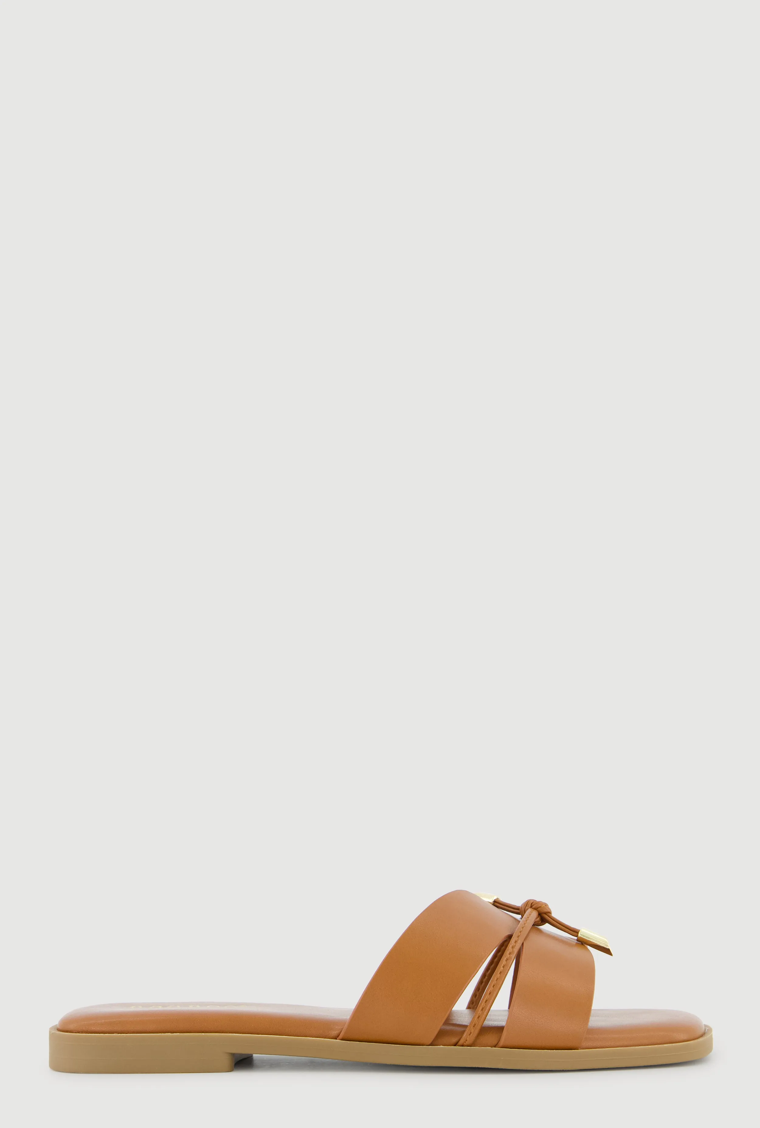 Tie Knot Detail Cut Out Band Slide Sandals sold by Rainbow product image thumbnail 2