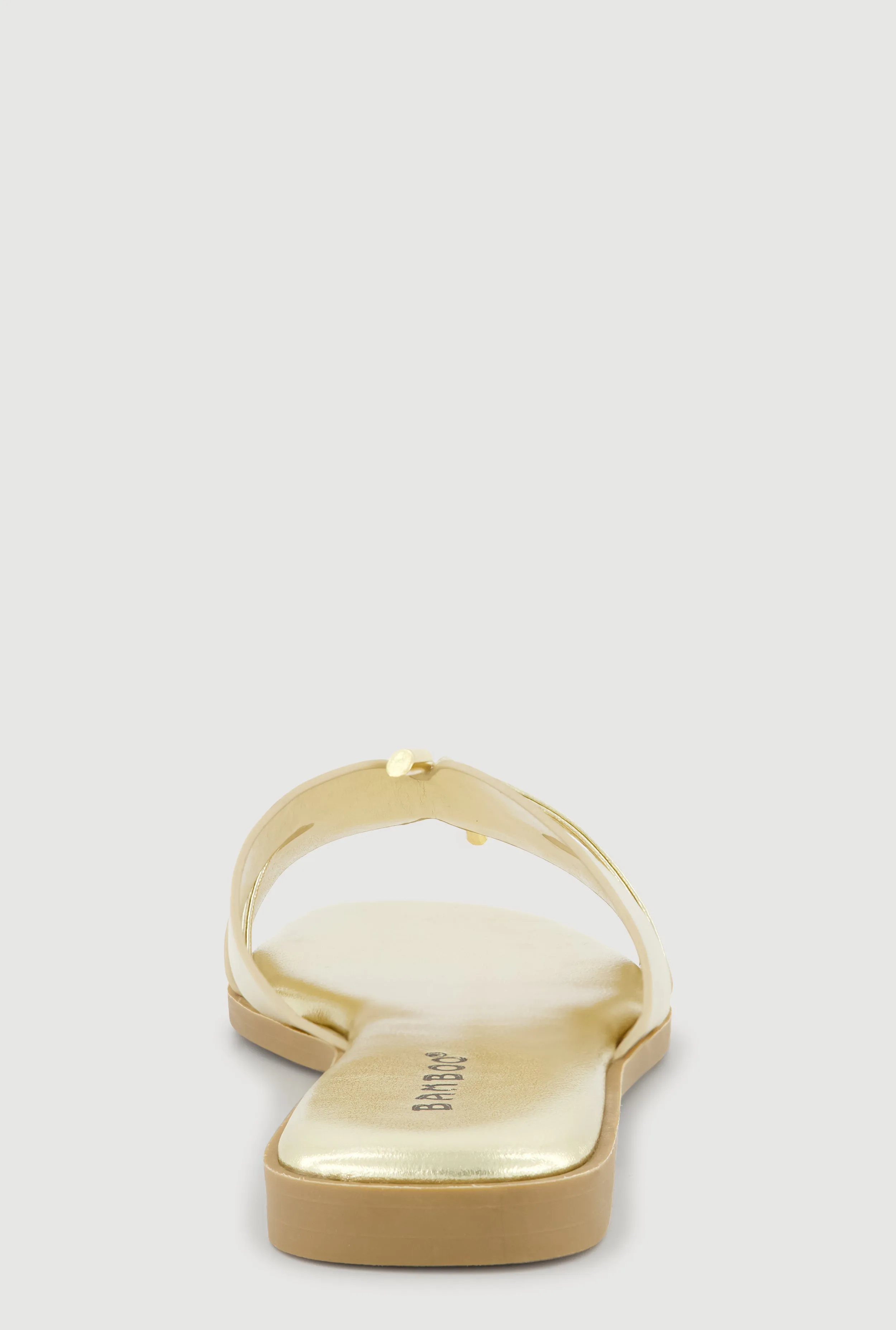 Tie Knot Detail Cut Out Band Slide Sandals sold by Rainbow product image thumbnail 3