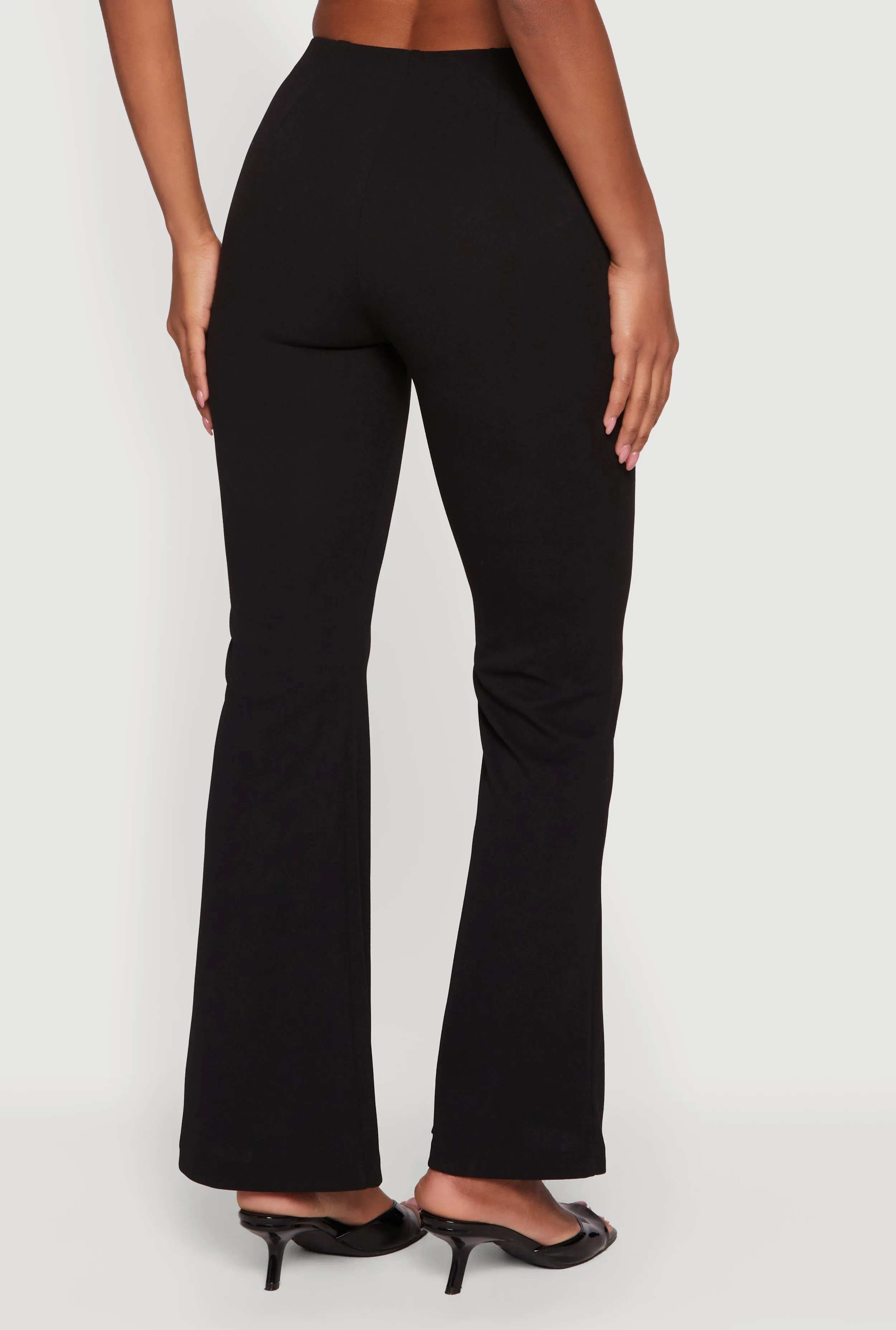 Crepe Knit Pull On Flare Pants sold by Rainbow product image thumbnail 5