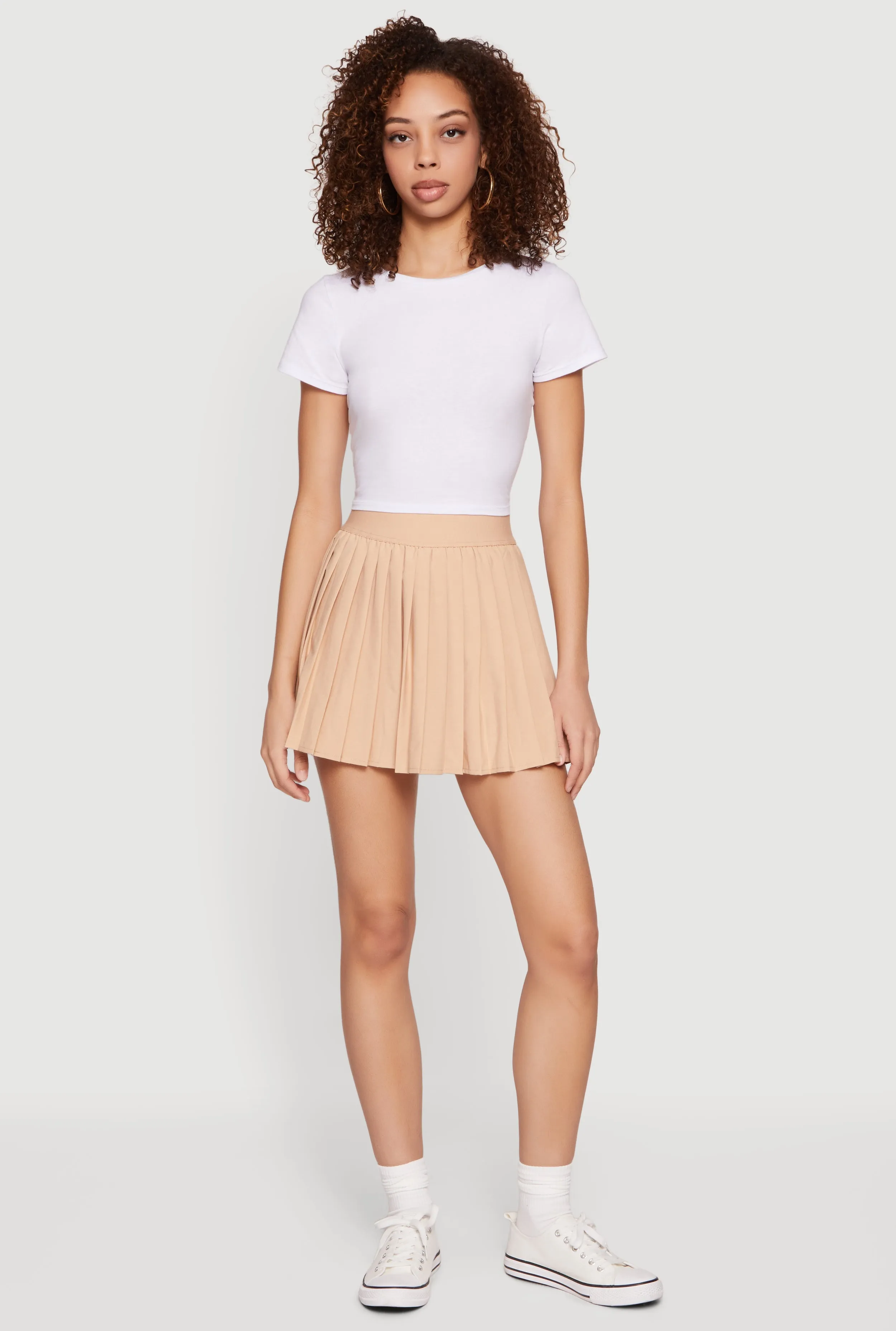 High Waisted Pleated Skirt sold by Rainbow product image thumbnail 3