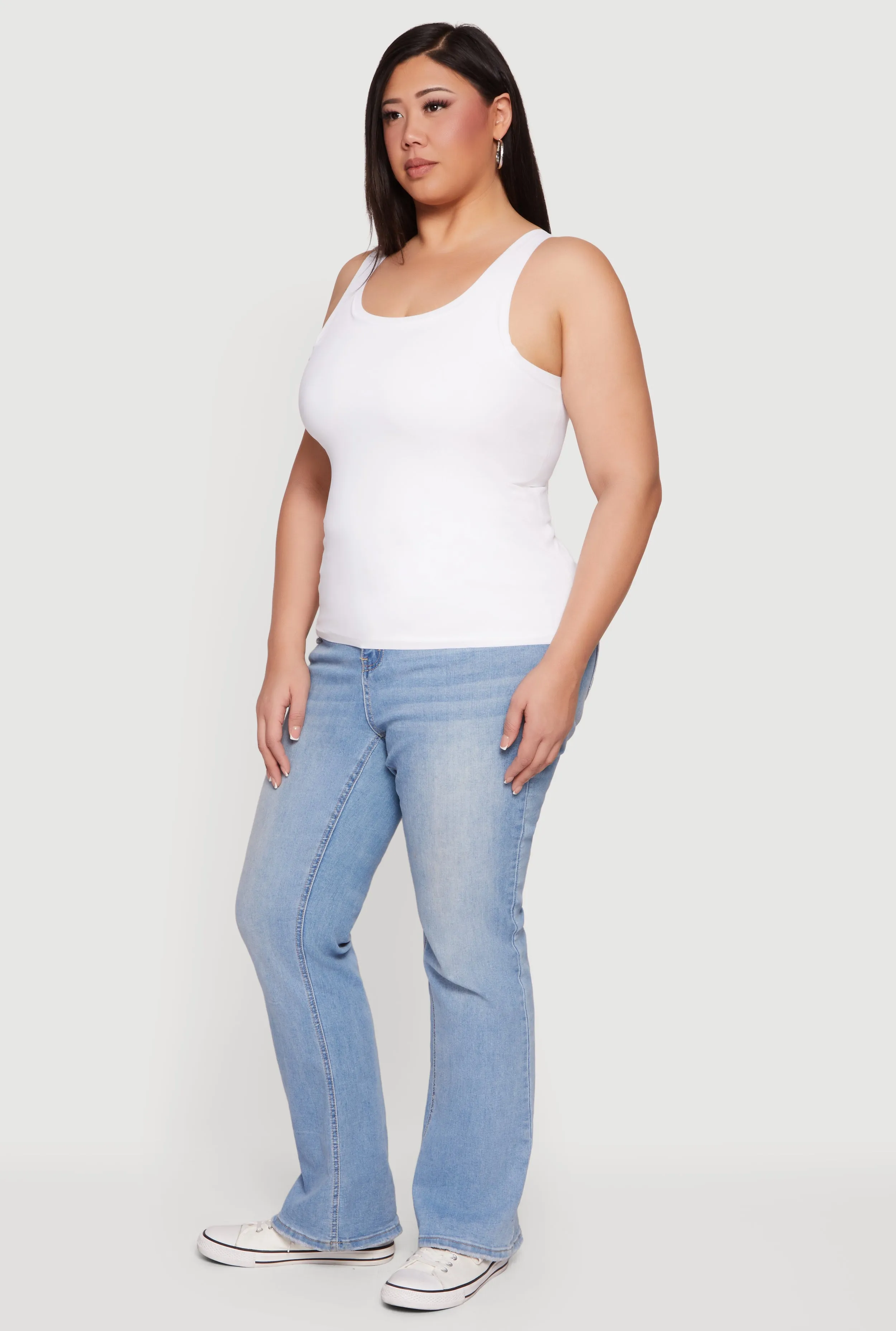 Plus Size Seamless Double Layered Tank Top sold by Rainbow product image thumbnail 3