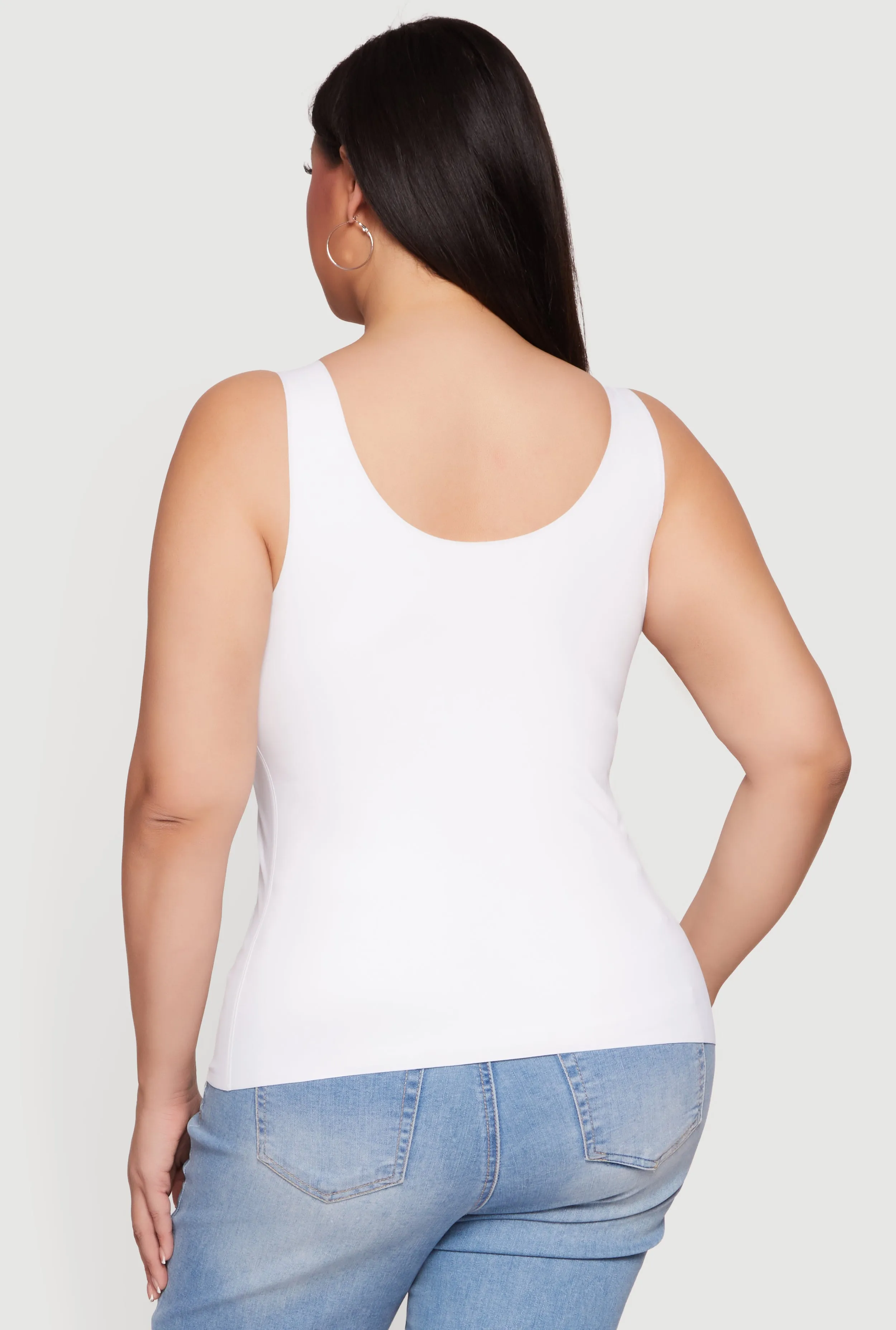 Plus Size Seamless Double Layered Tank Top sold by Rainbow product image thumbnail 5