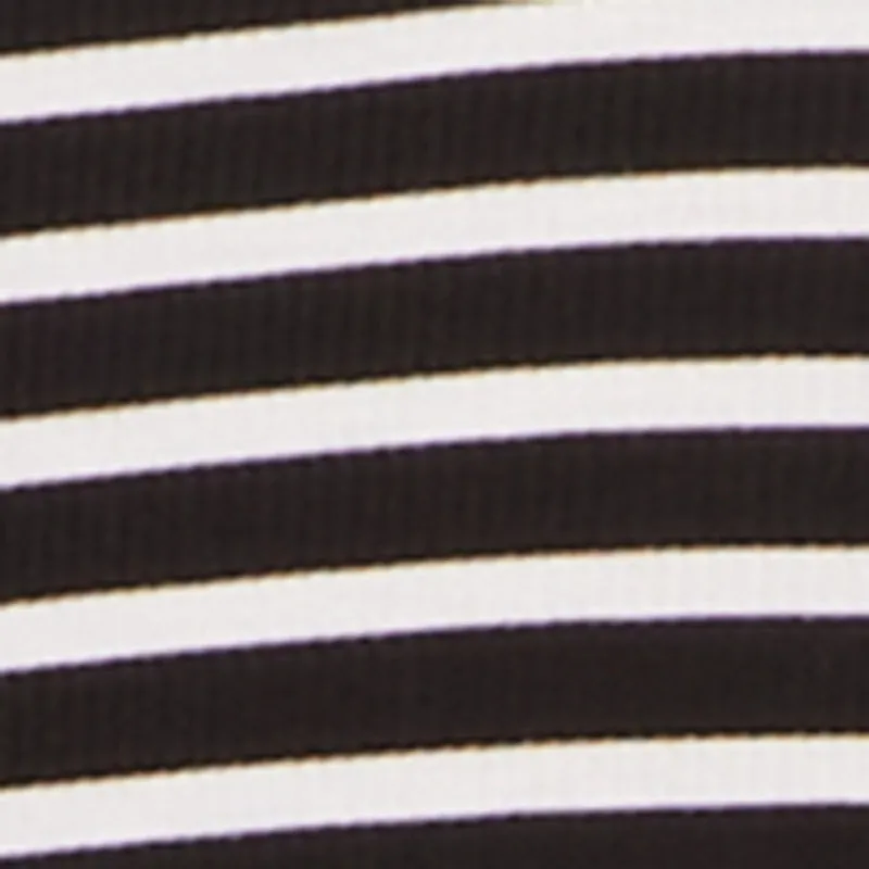 Striped Long Sleeve Ribbed Knit Mini Dress sold by Rainbow product image thumbnail 4