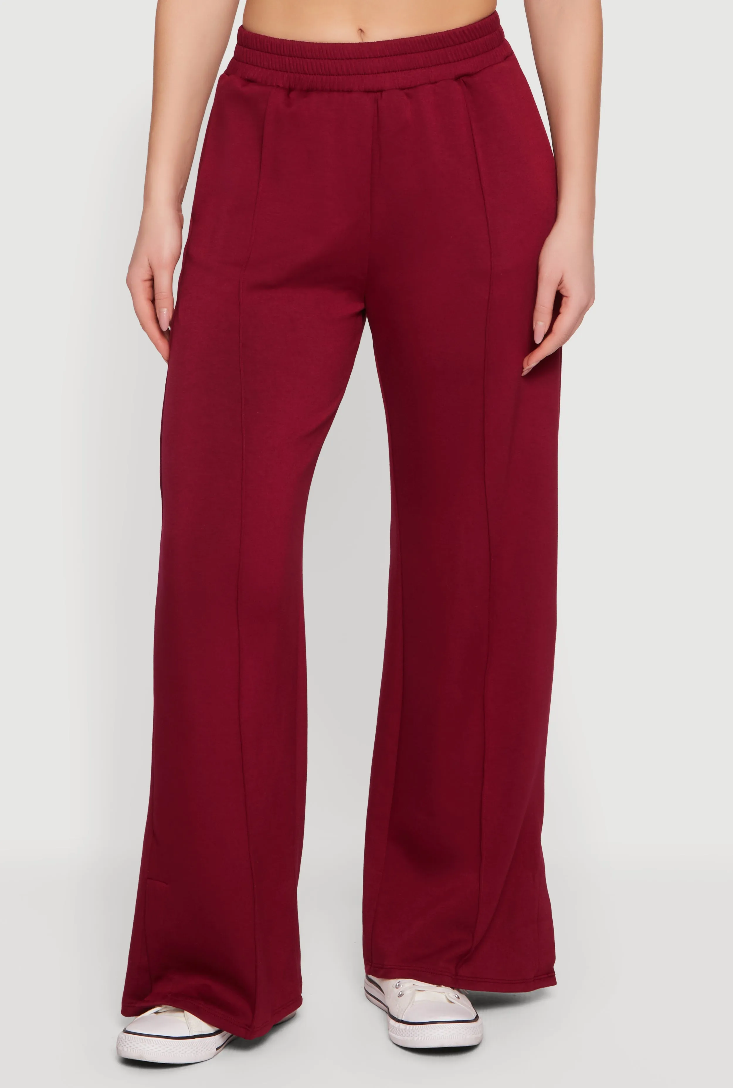 Mid Rise Wide Leg Pull On Pants with Pockets sold by Rainbow product image thumbnail 3